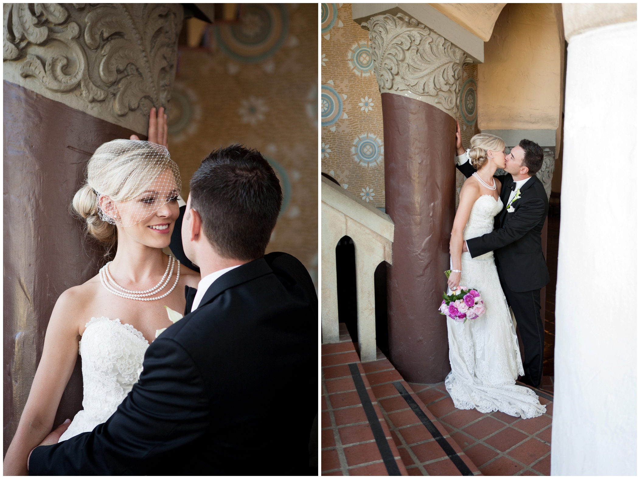 picture of Santa Barbara courthouse wedding