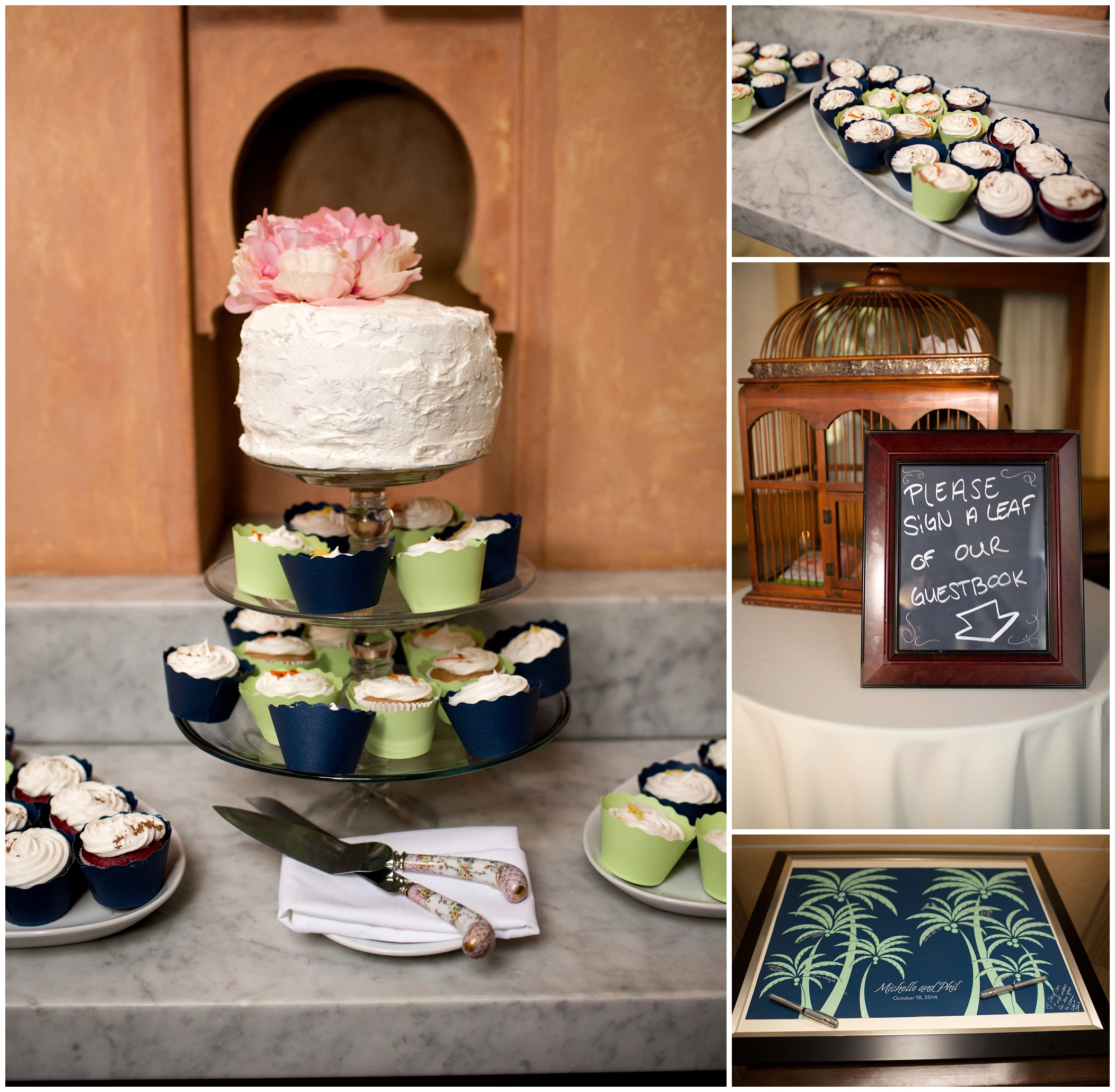 picture of DIY wedding cupcakes