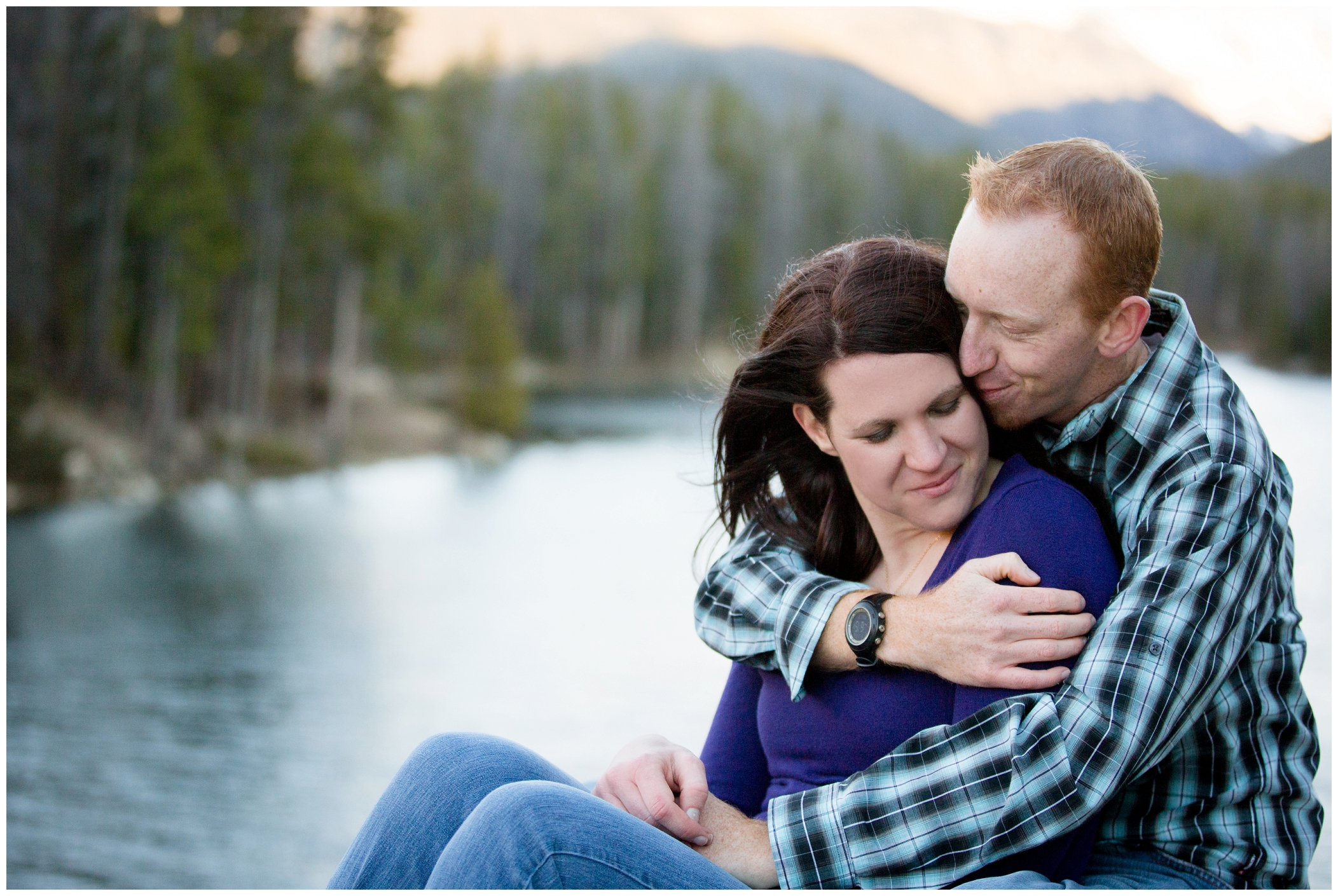 picture of Grand Lake engagement photos
