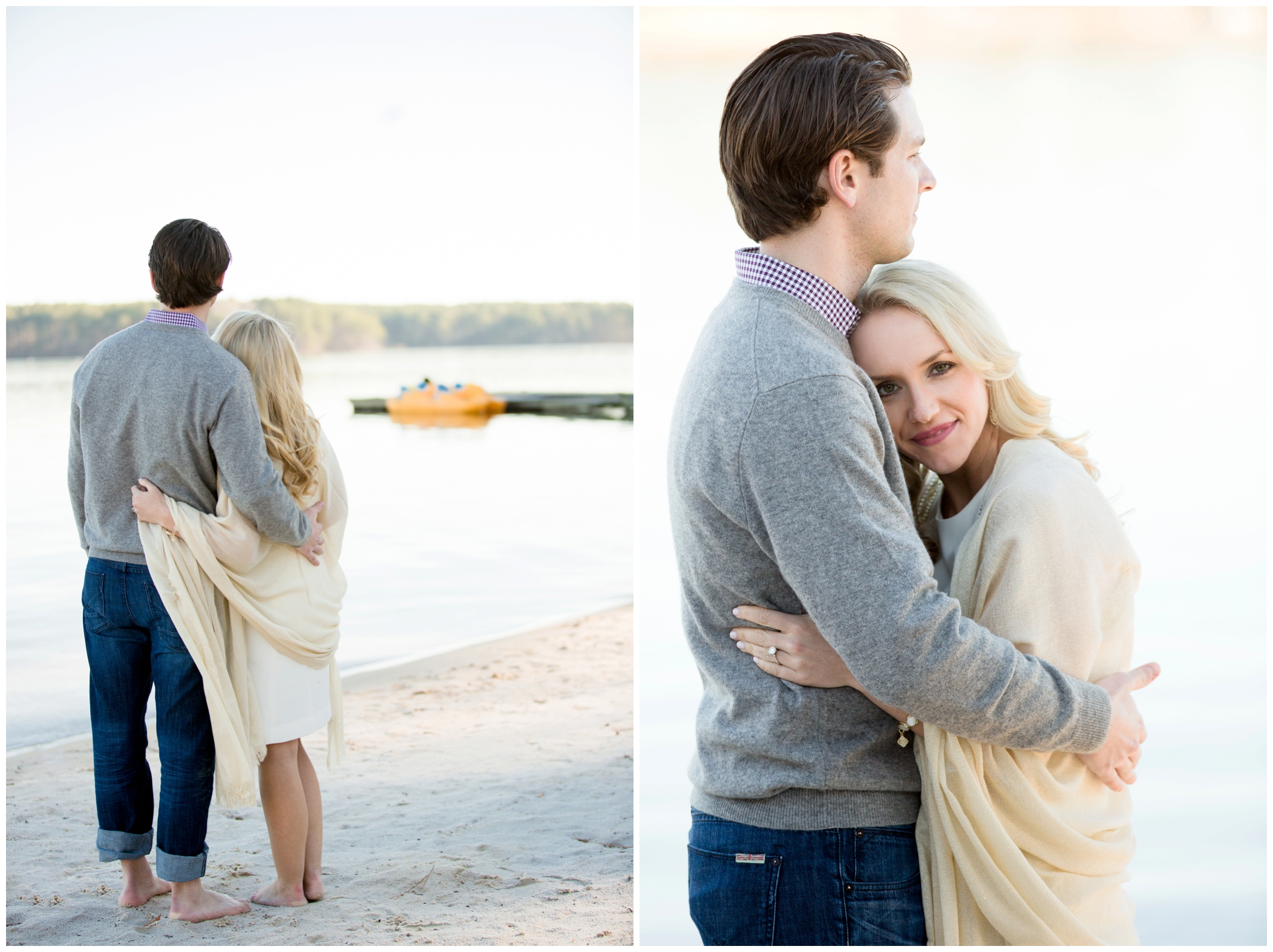 picture of lake engagement pictures