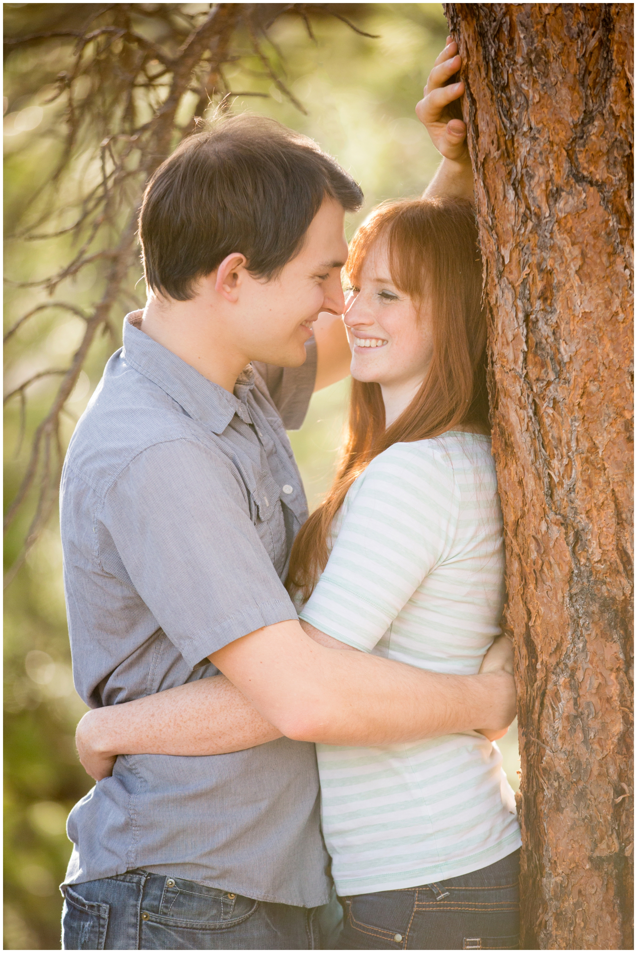 picture of Colorado mountain engagement photos 