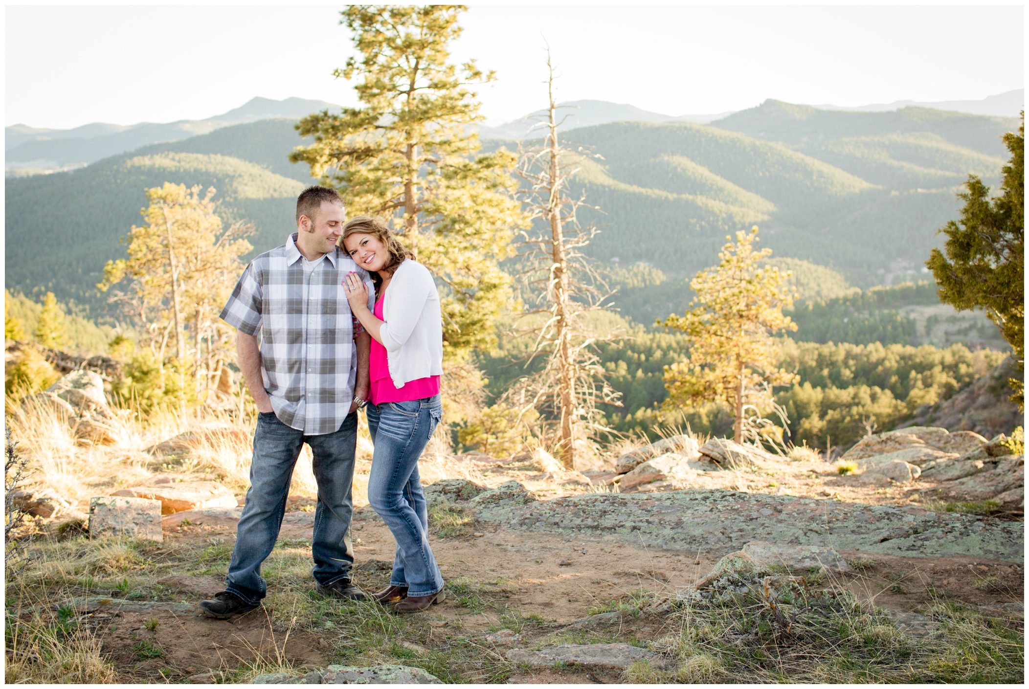 picture of Colorado engagement photography 
