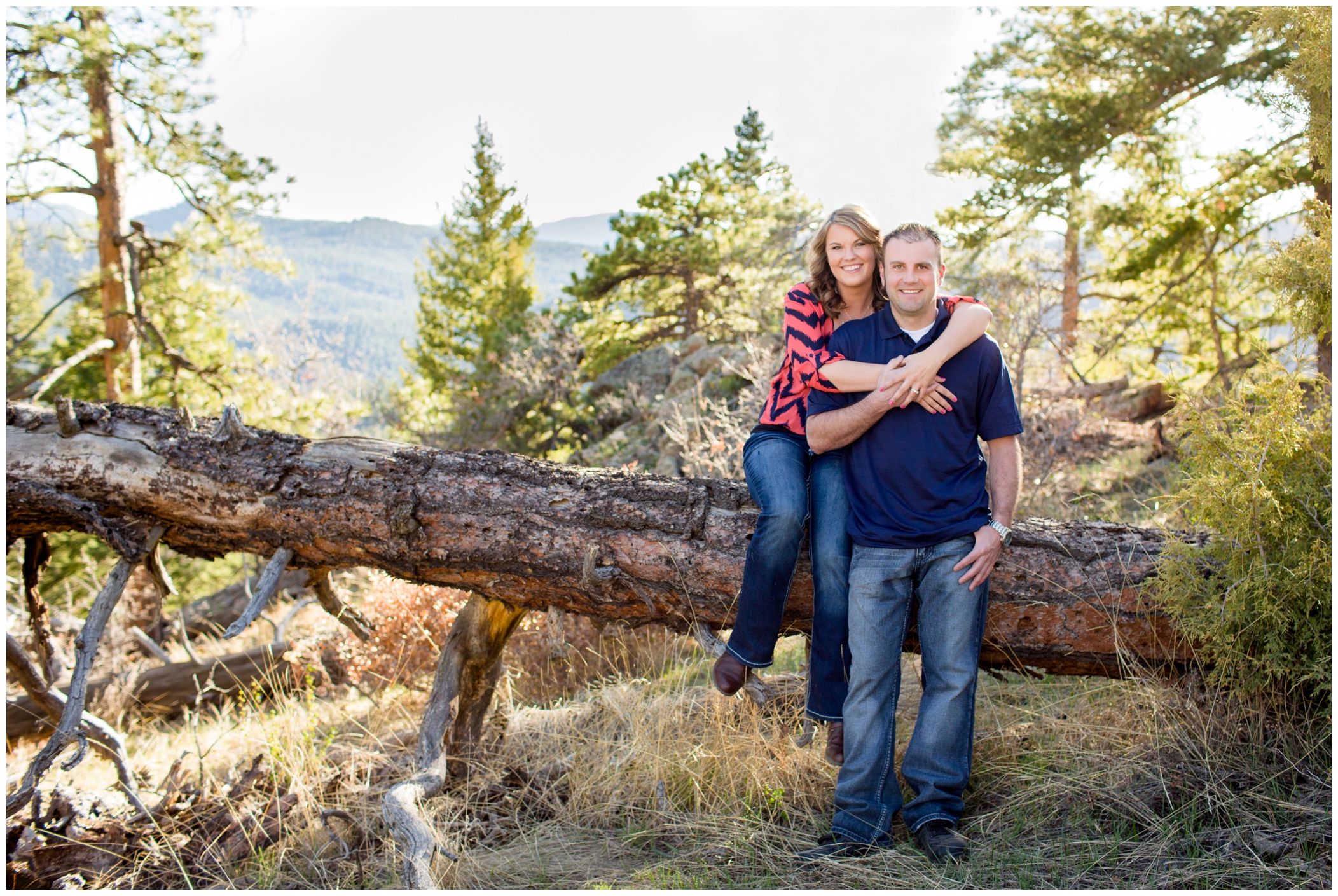 picture of Mount Falcon engagement photography