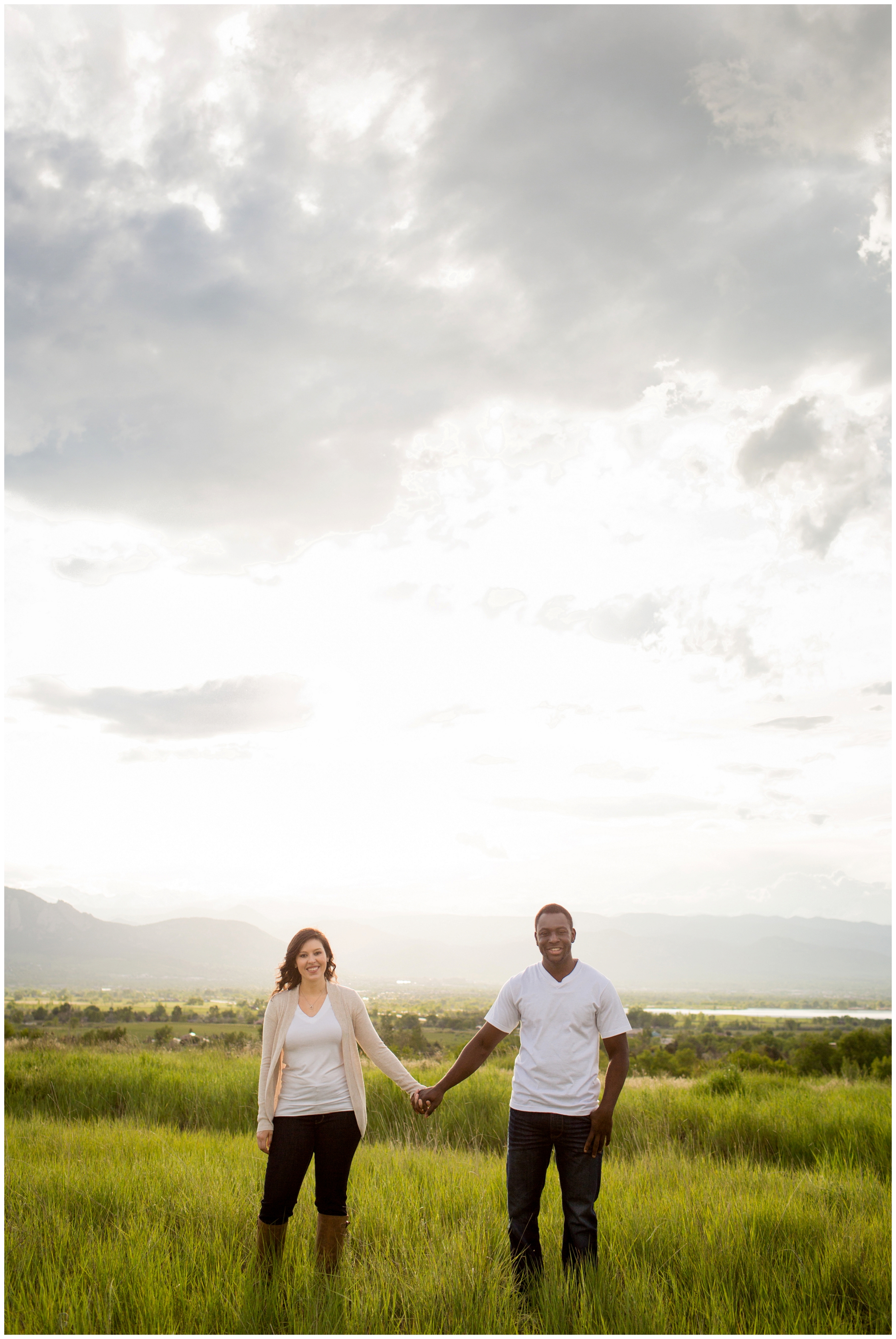 picture of Colorado mountain engagement photos 