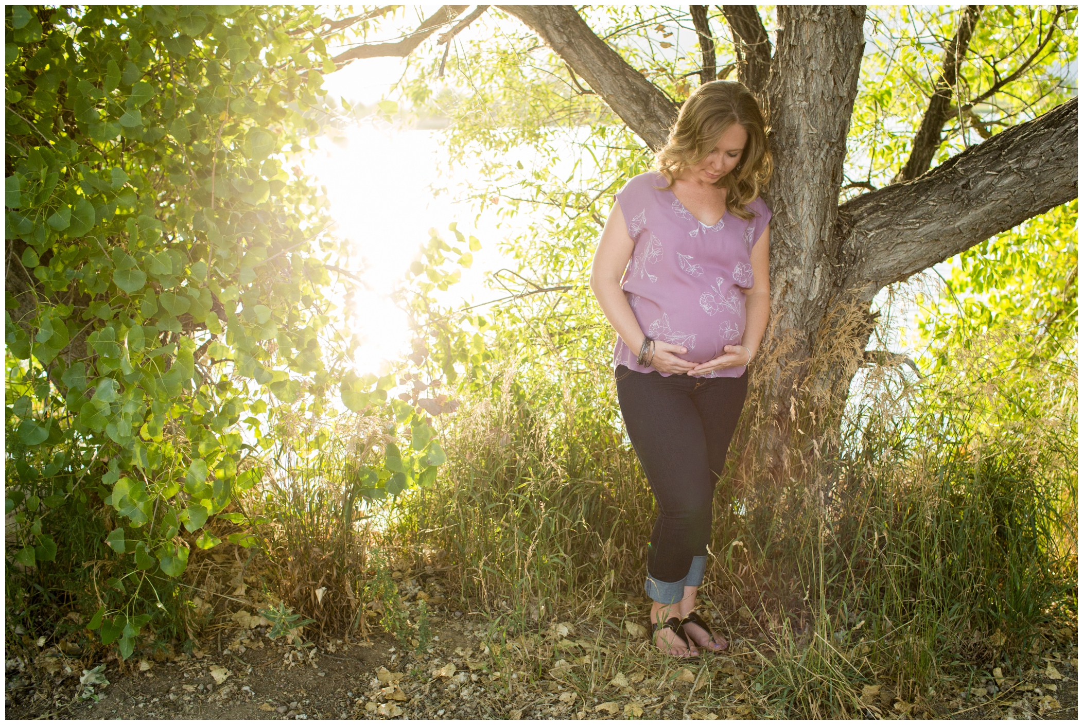 picture of Longmont maternity photography 