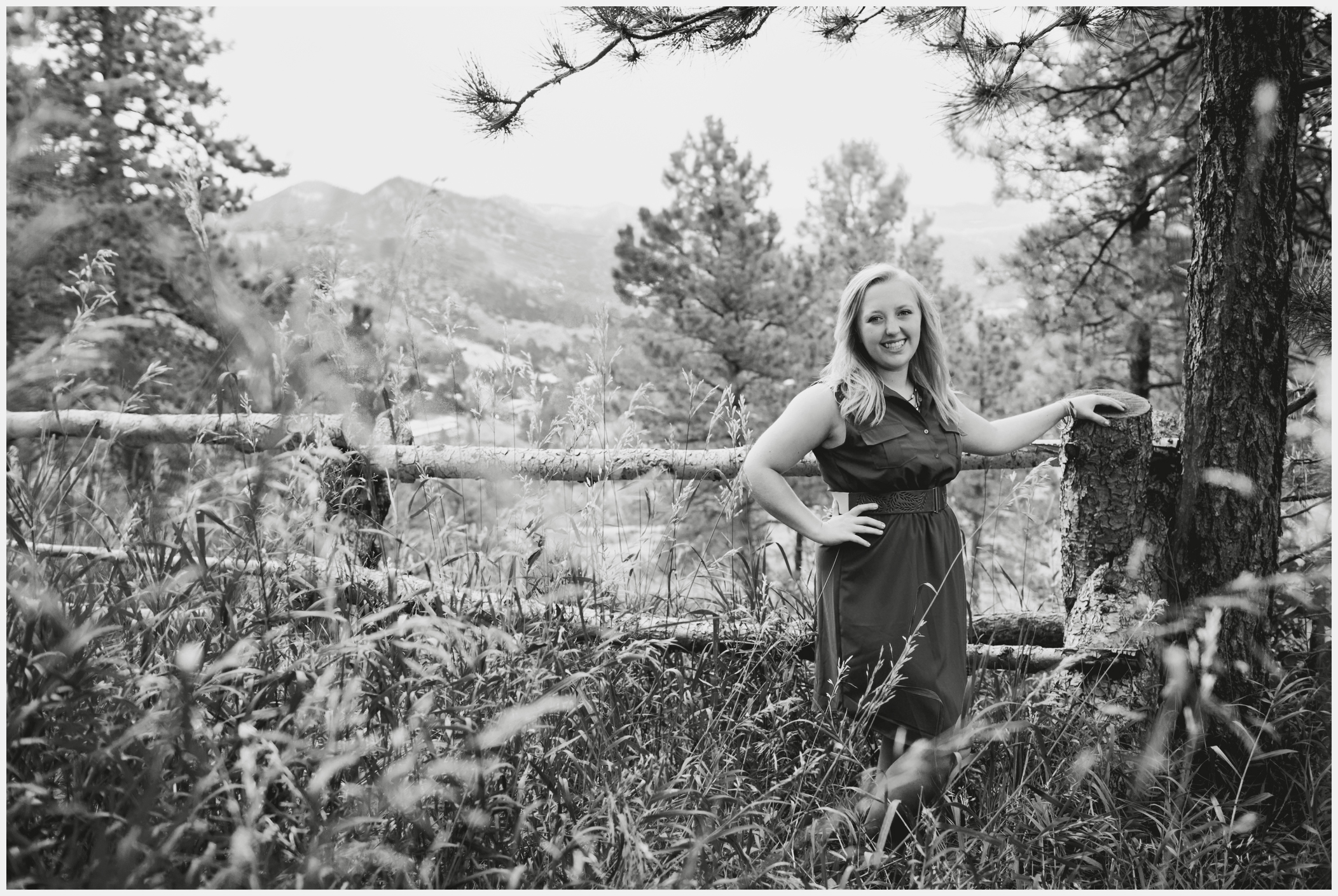 picture of mountain Boulder senior photography