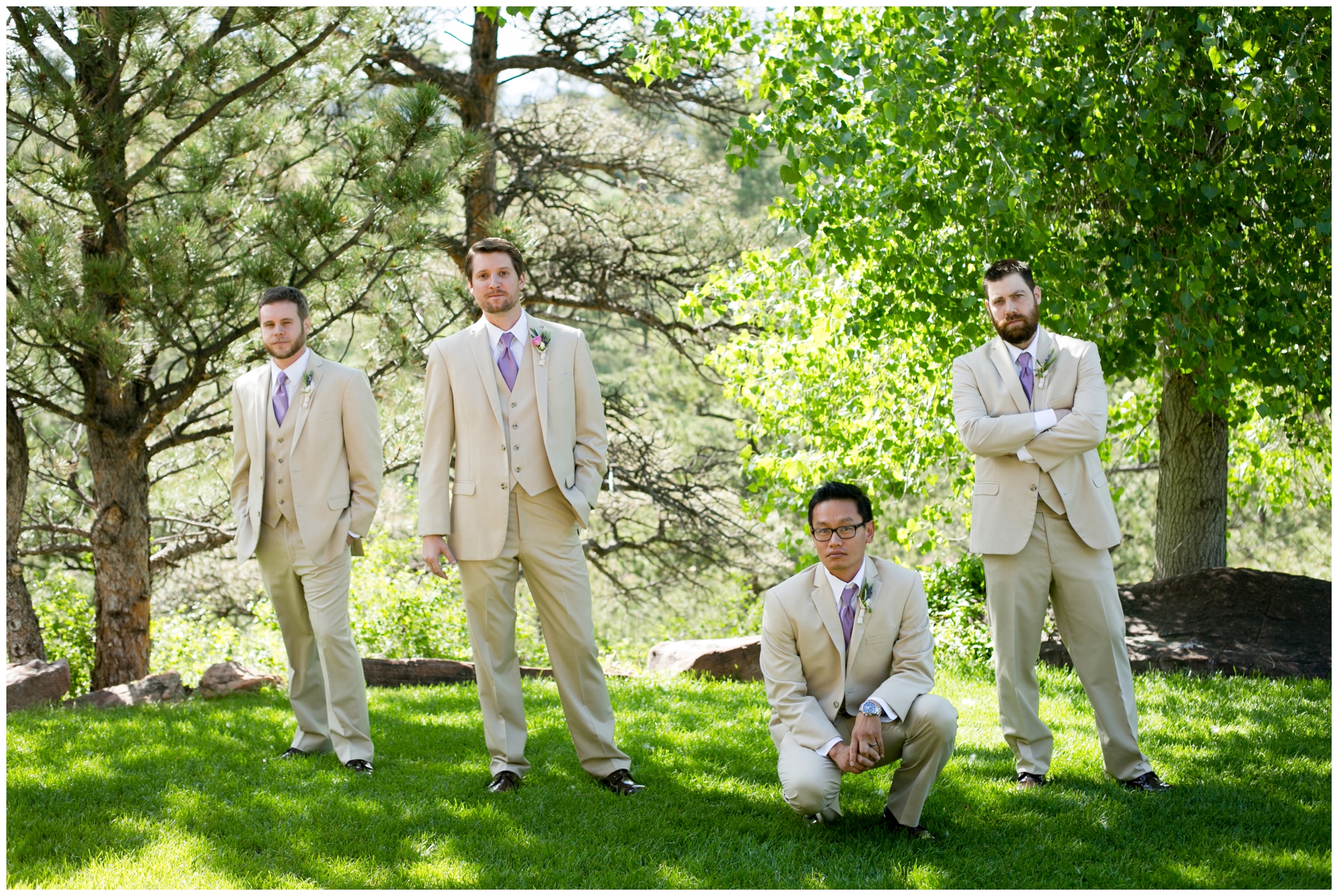 picture of groomsmen in tan 