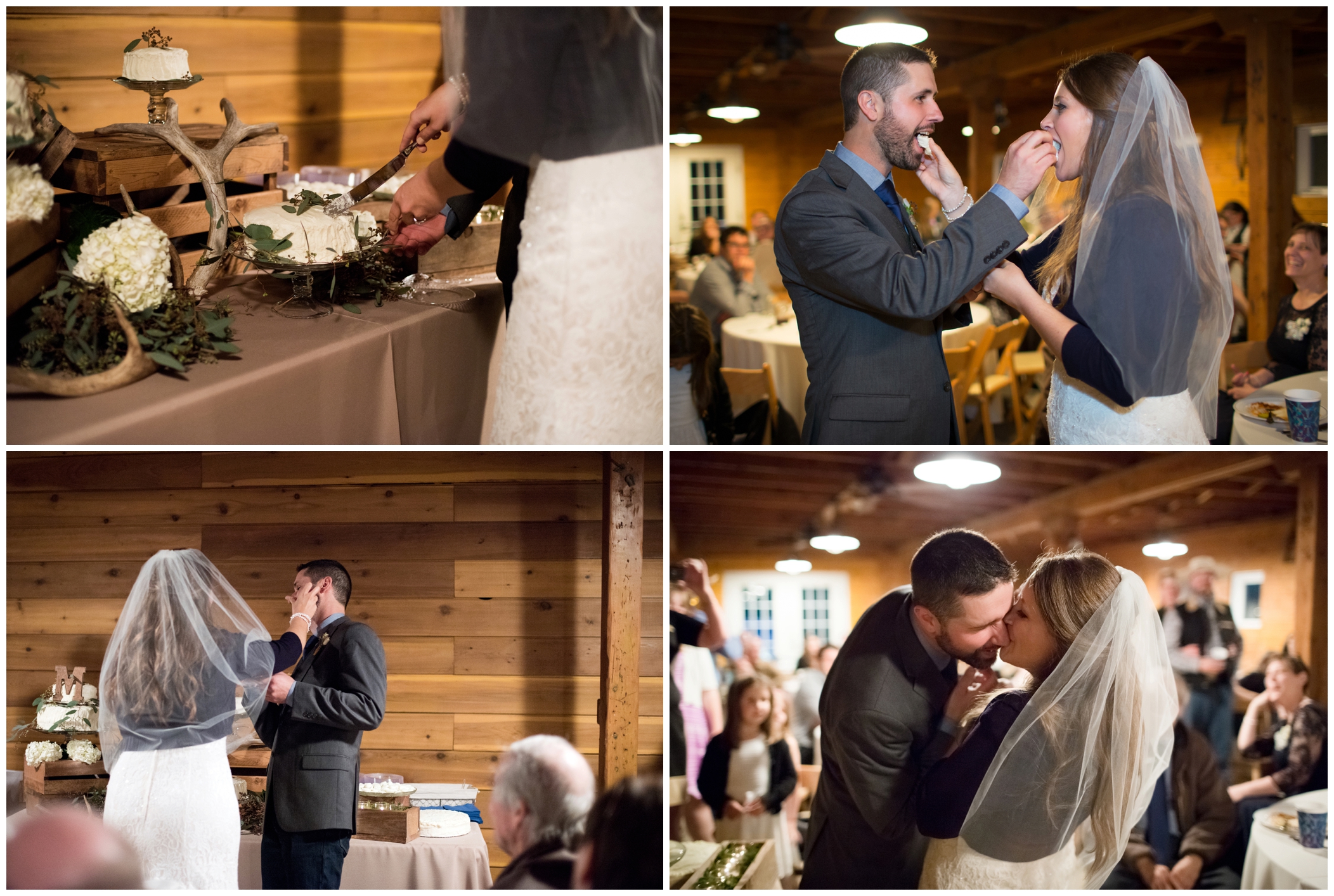 picture of Colorado barn wedding reception 