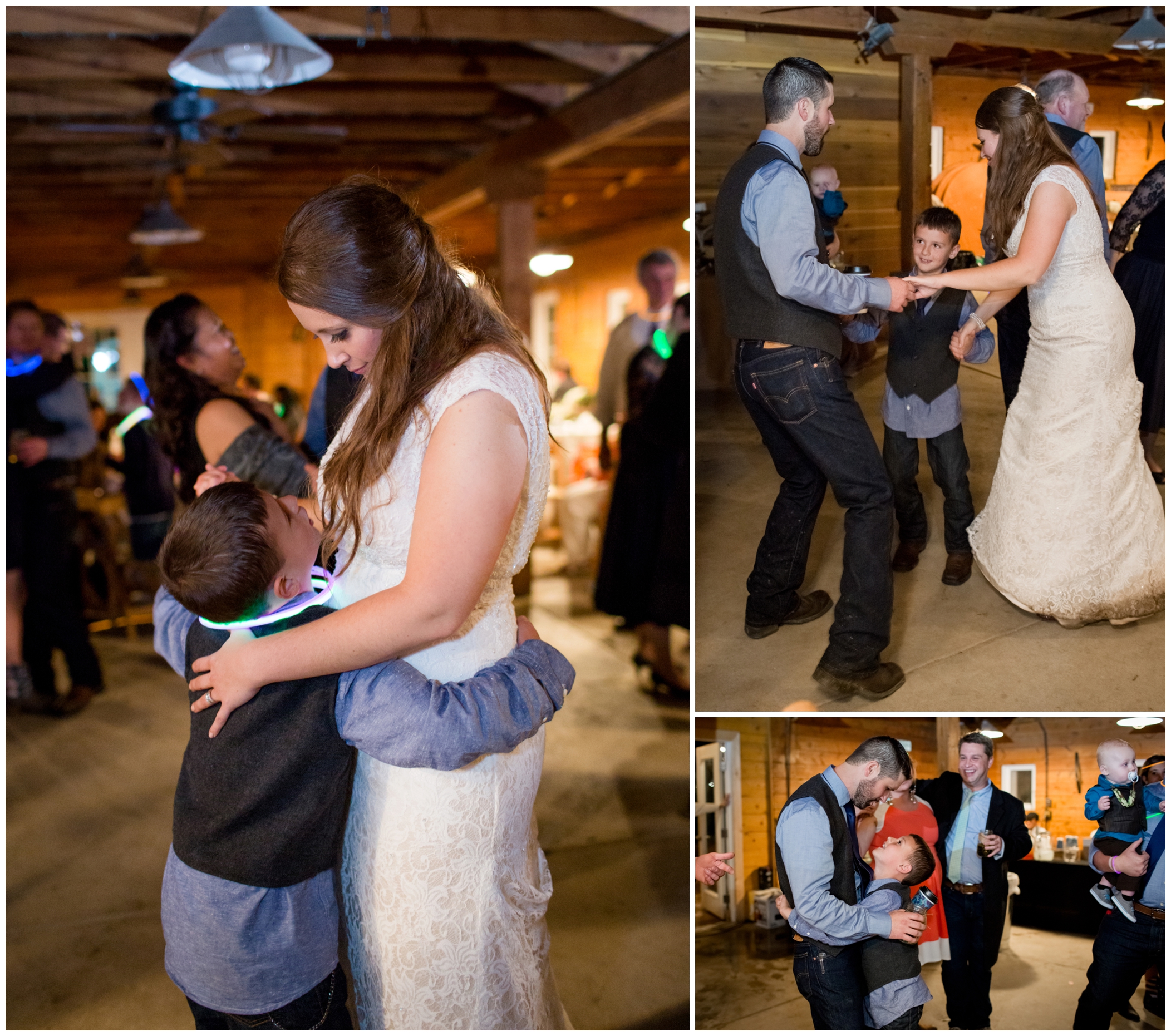 picture of bride dancing with stepson