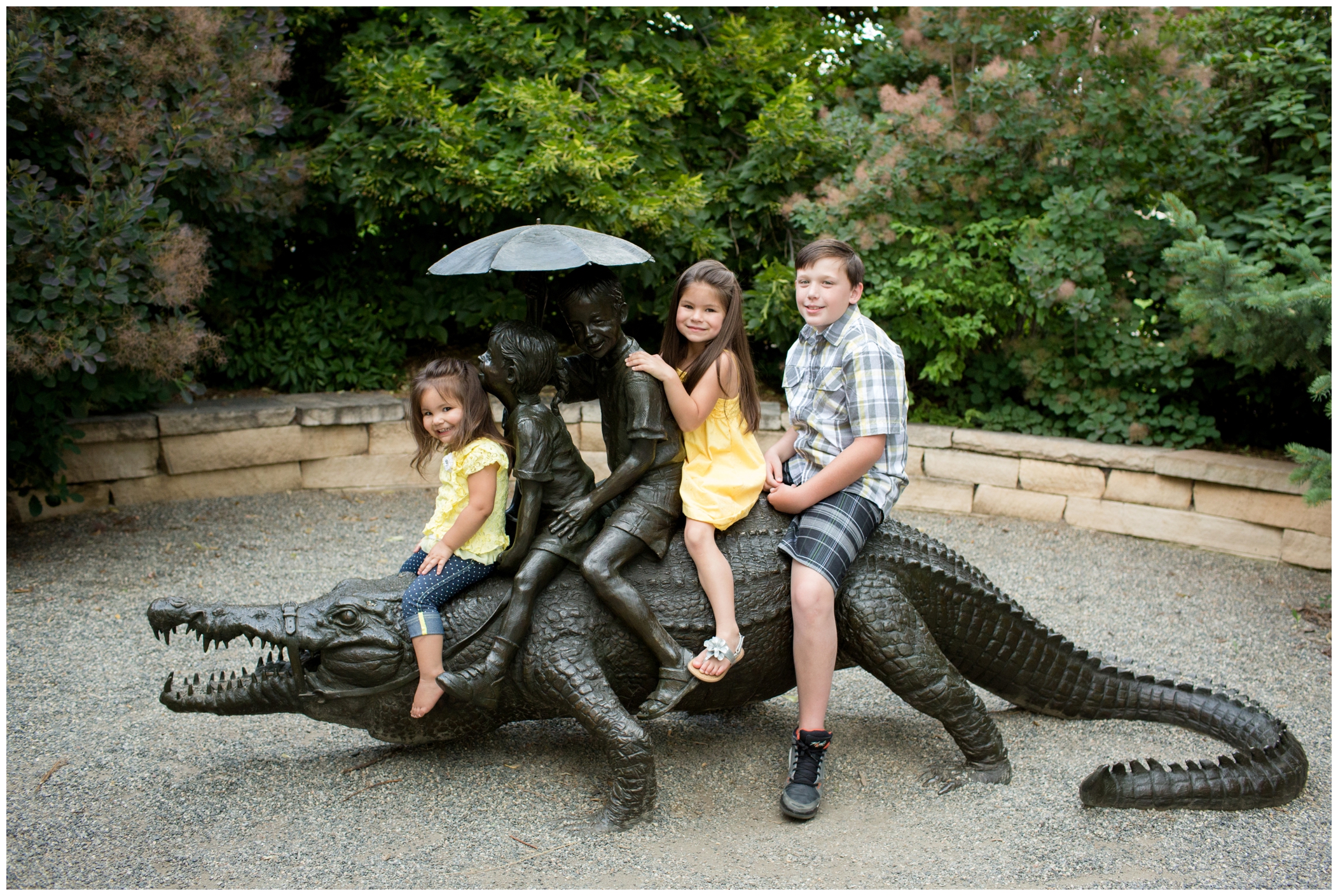 Benson sculpture park family photography 