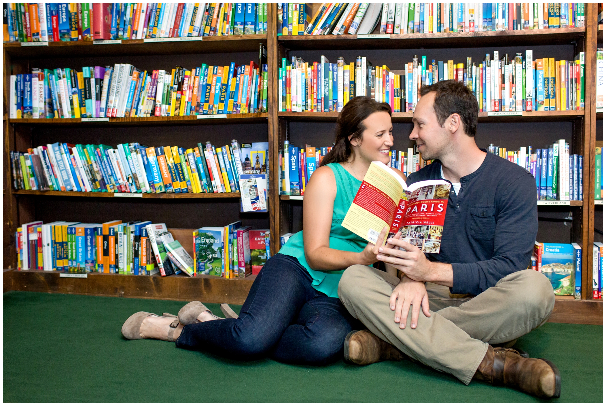 Tattered Cover engagement photos