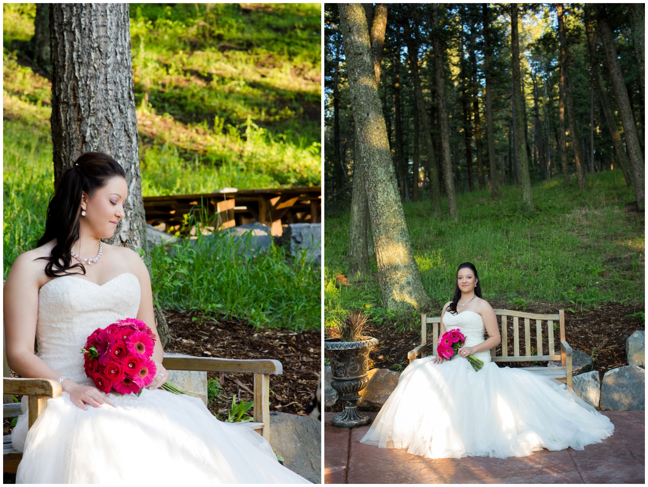 picture of bride at Pines at Genesee 