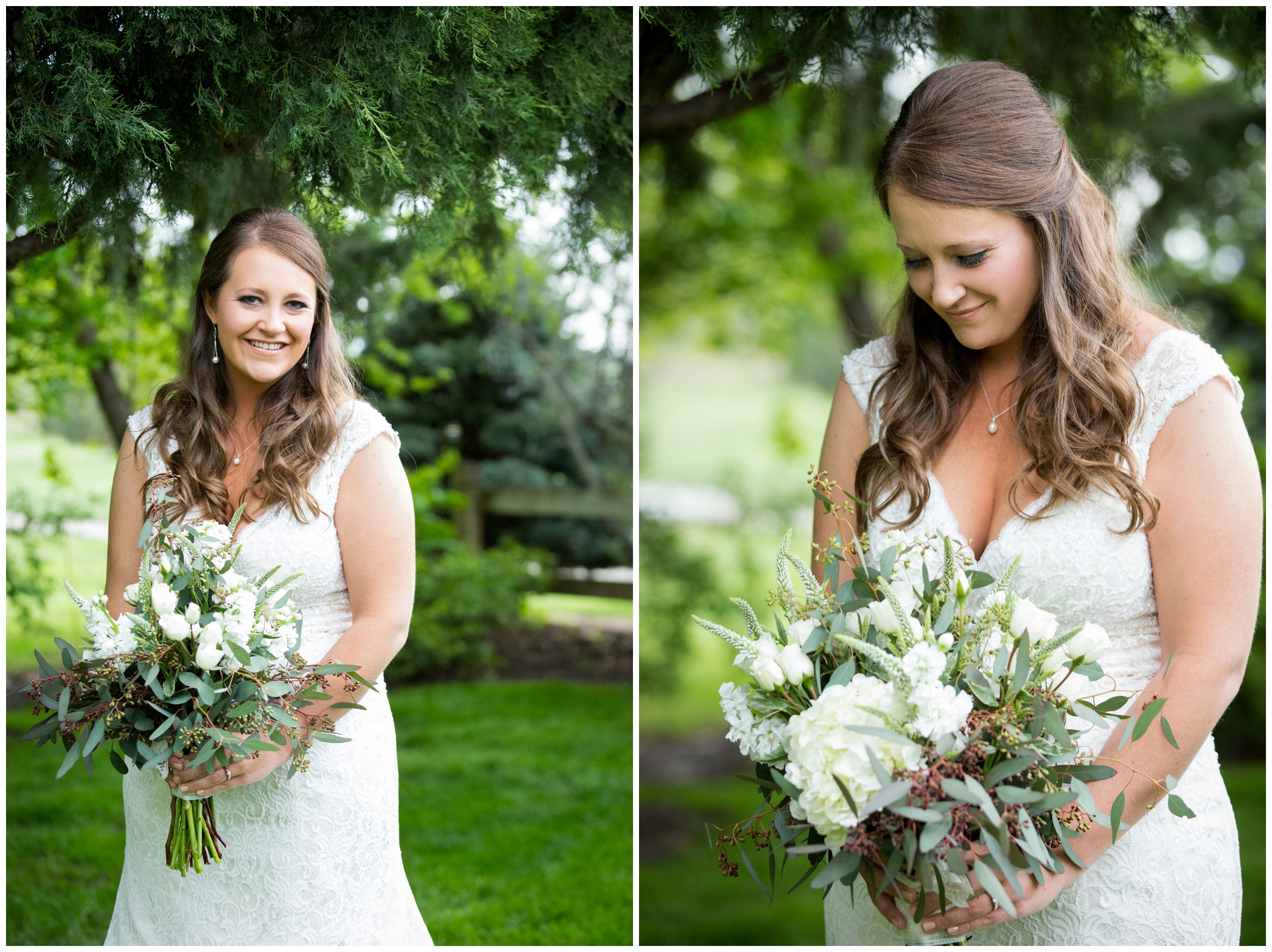 picture of bride at Littleton wedding