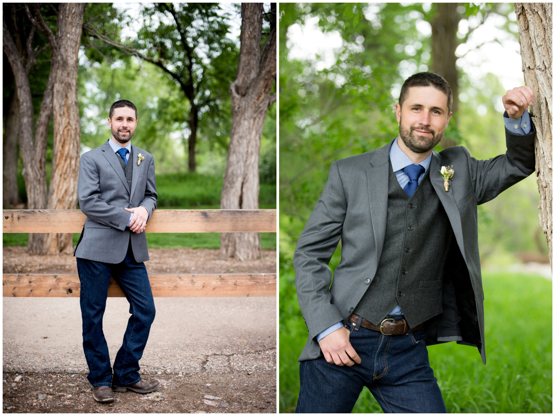 picture of groom in jeans