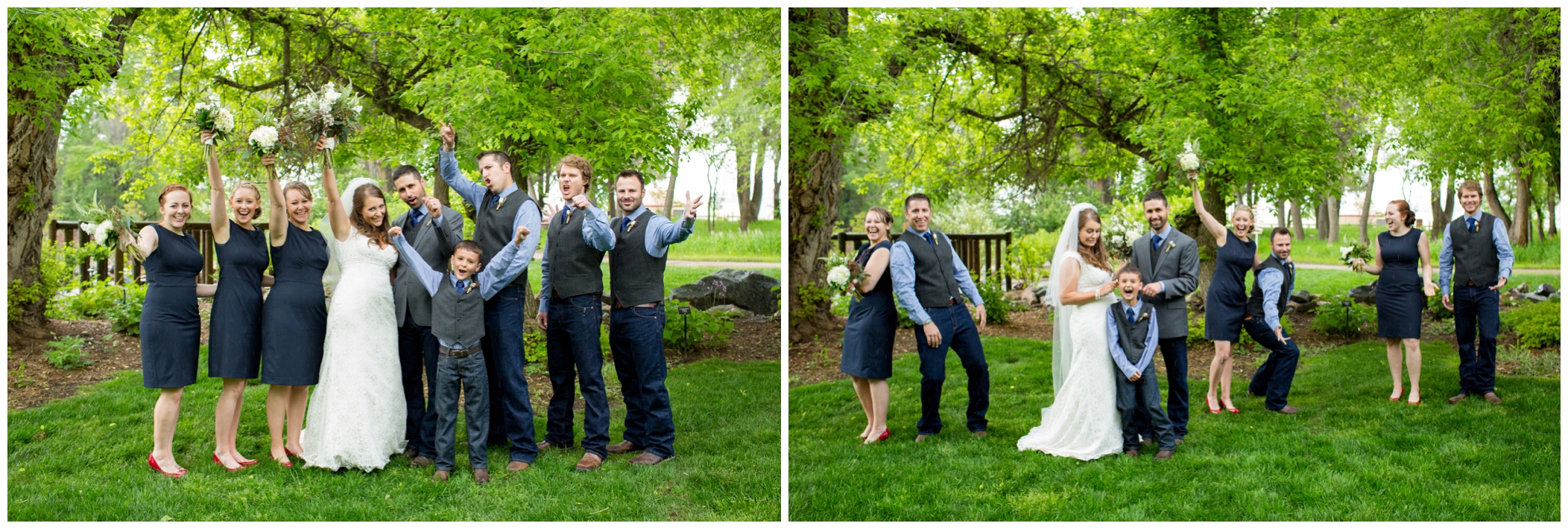 picture of groomsmen in jeans and vests