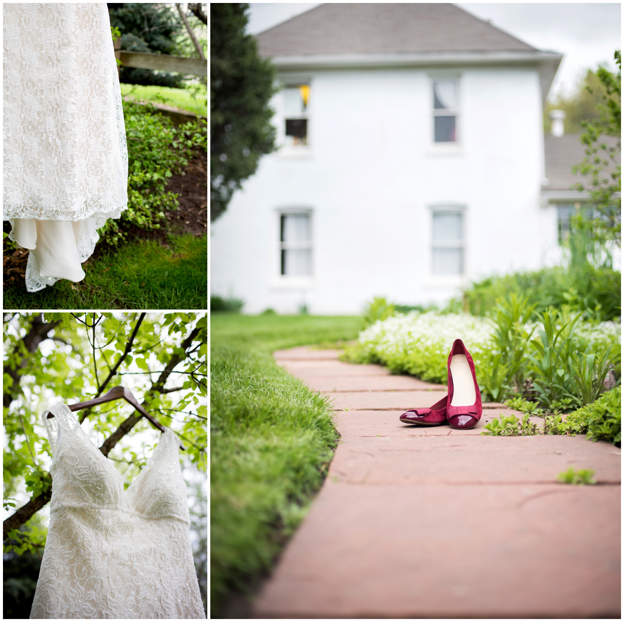 picture of red bridal shoes