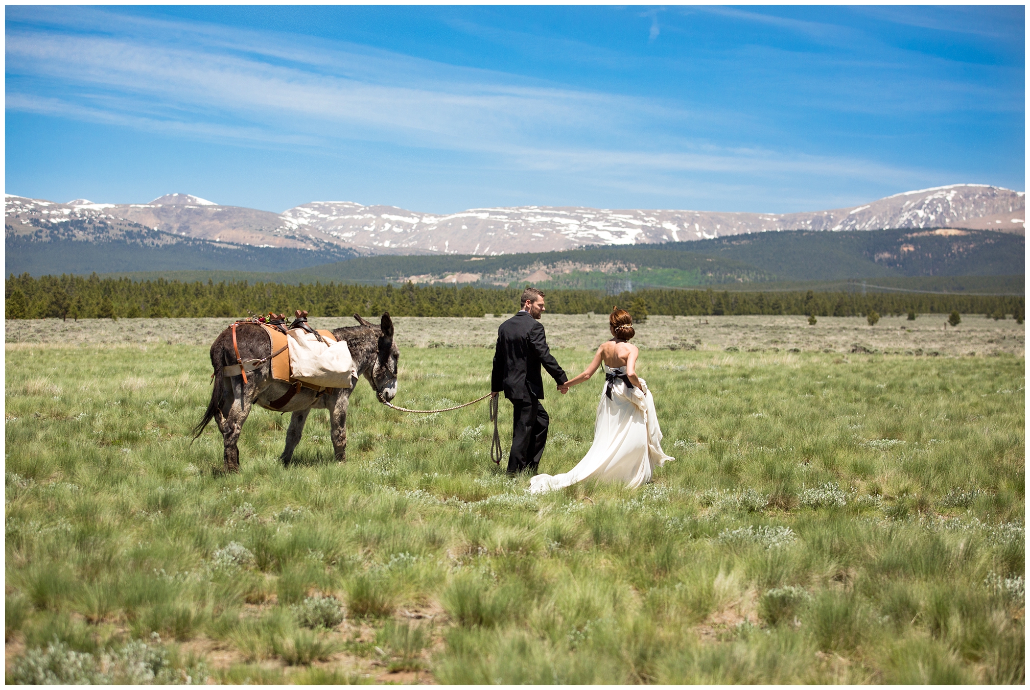picture by Colorado mountain wedding photographer 