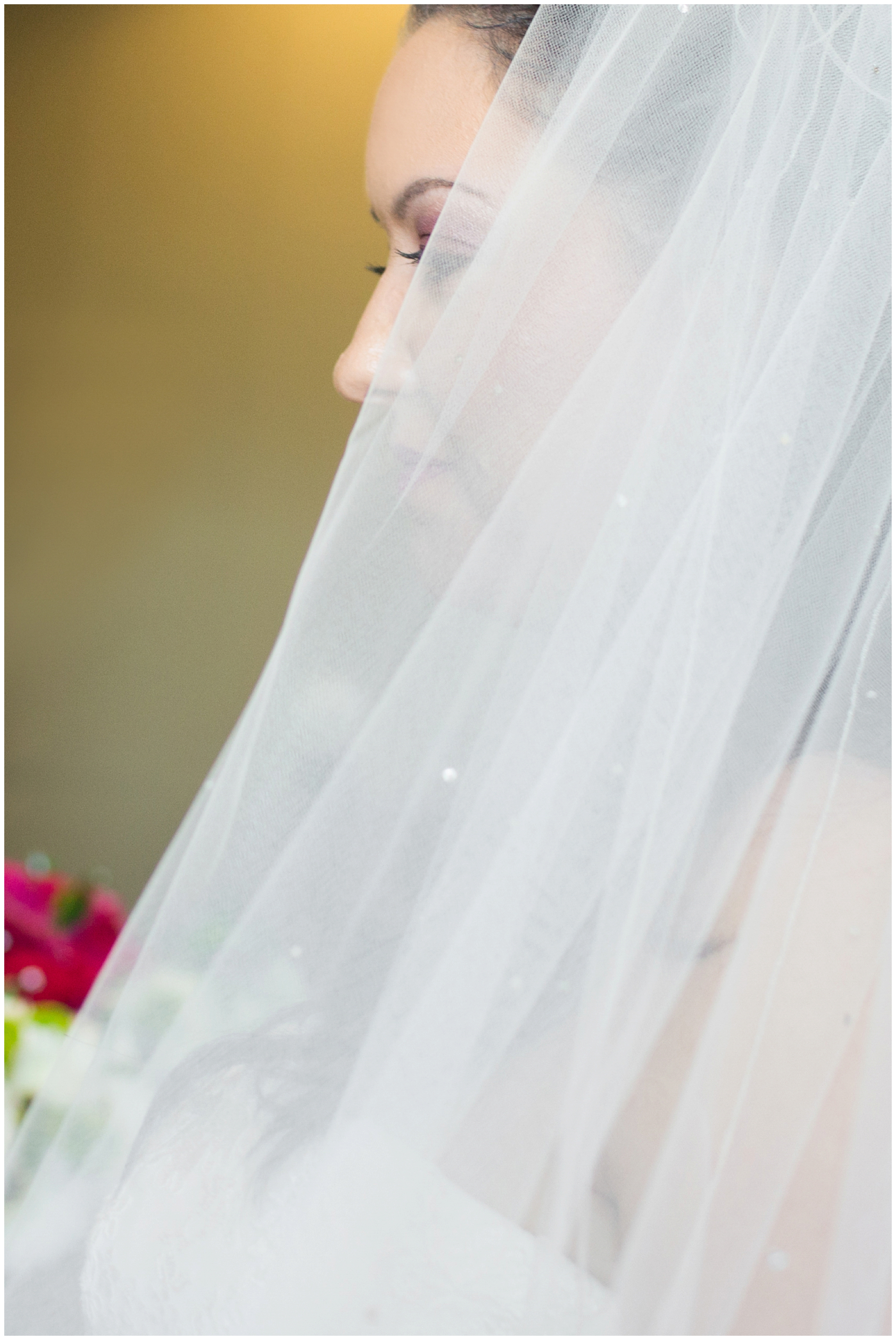 picture of bride at Pines at Genesee wedding 