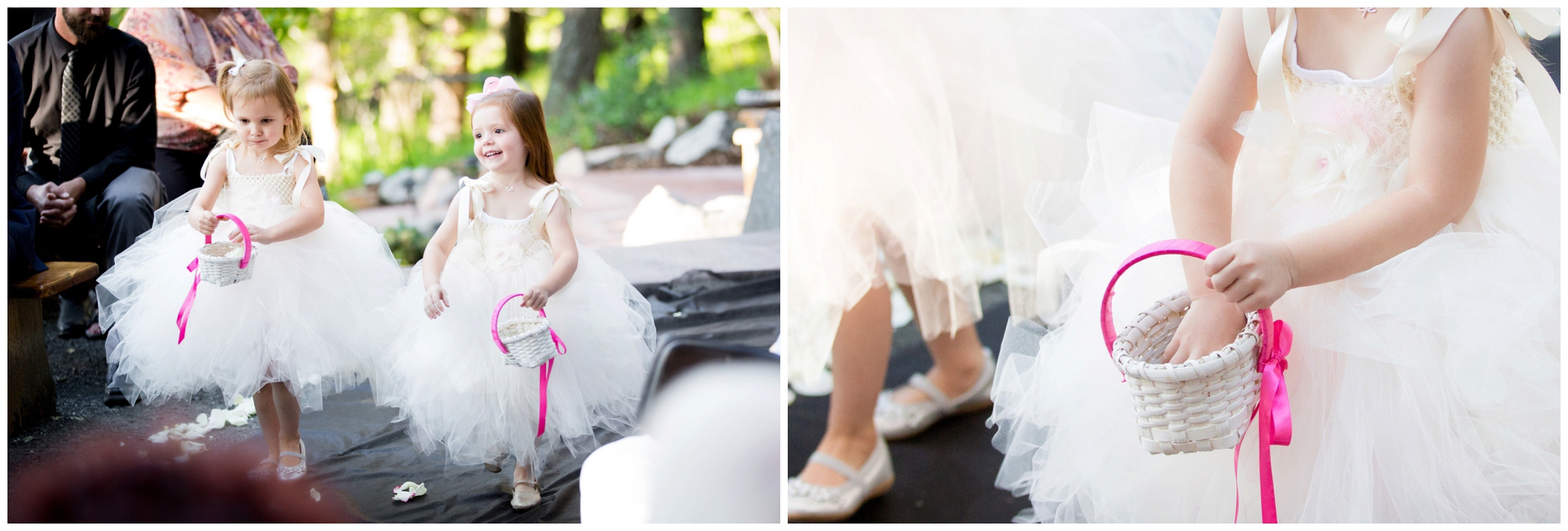picture of flower girls in white tutus