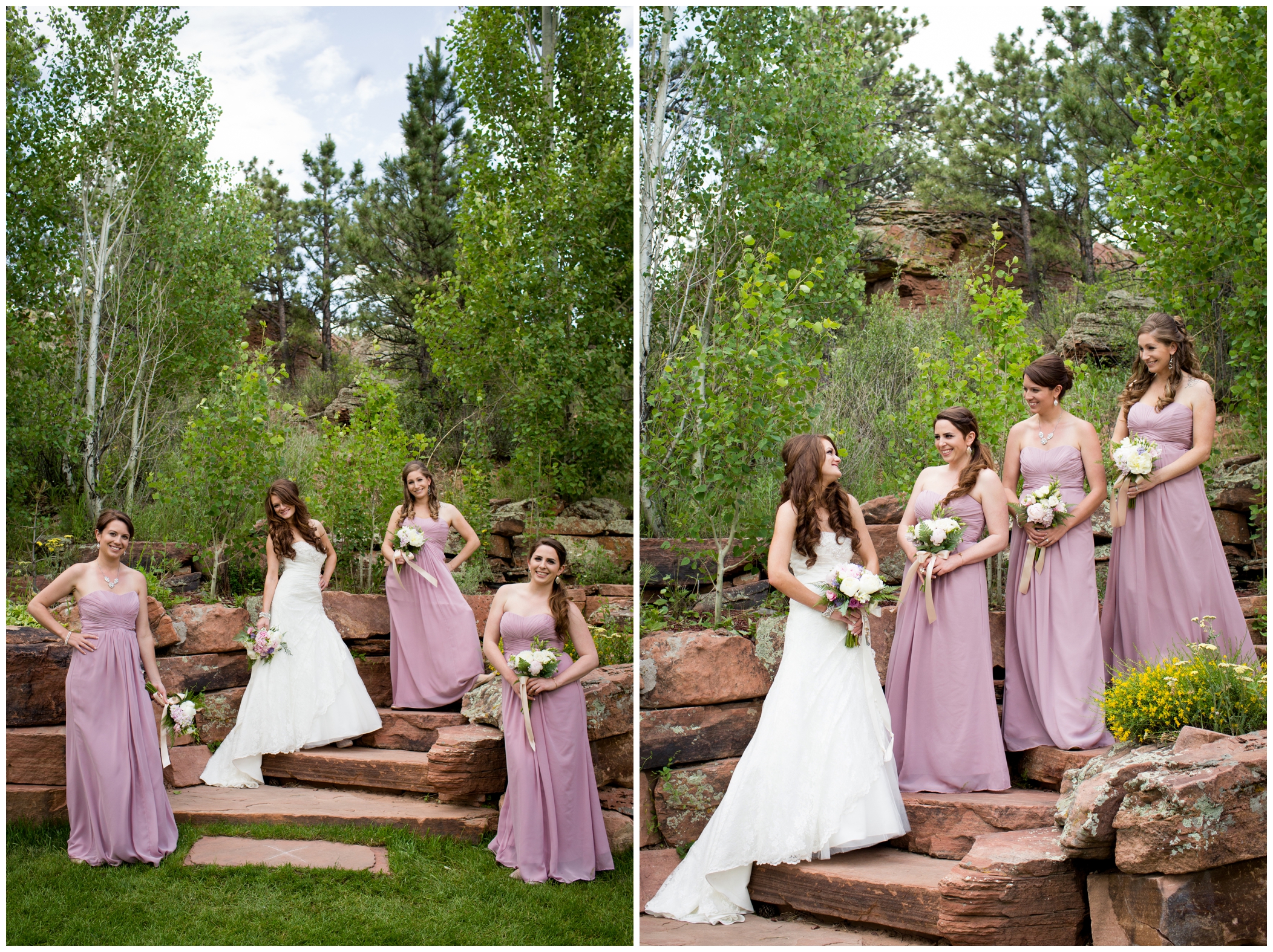 picture of bridesmaids at Lionscrest Manor wedding 