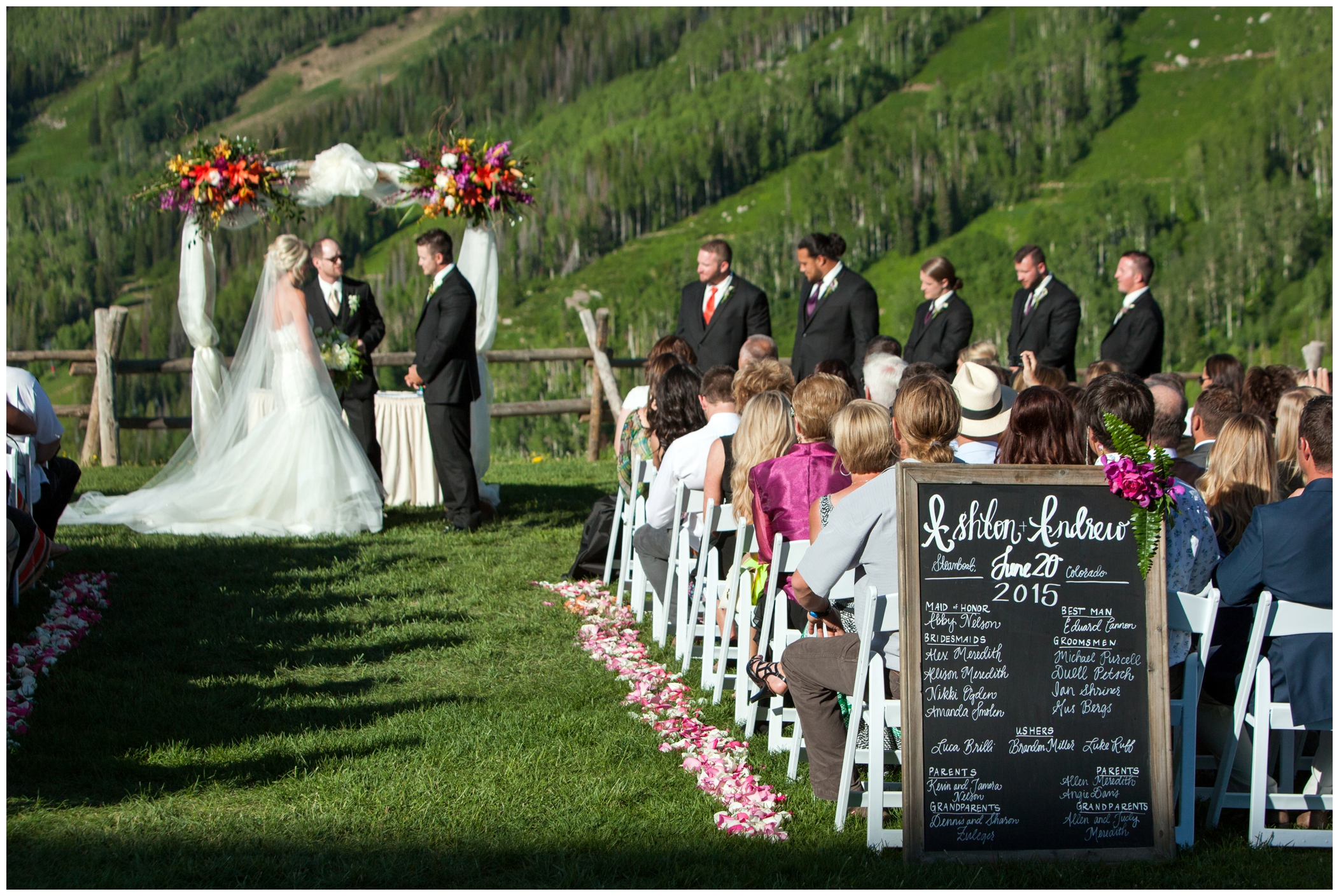 steamboat springs wedding ceremony 