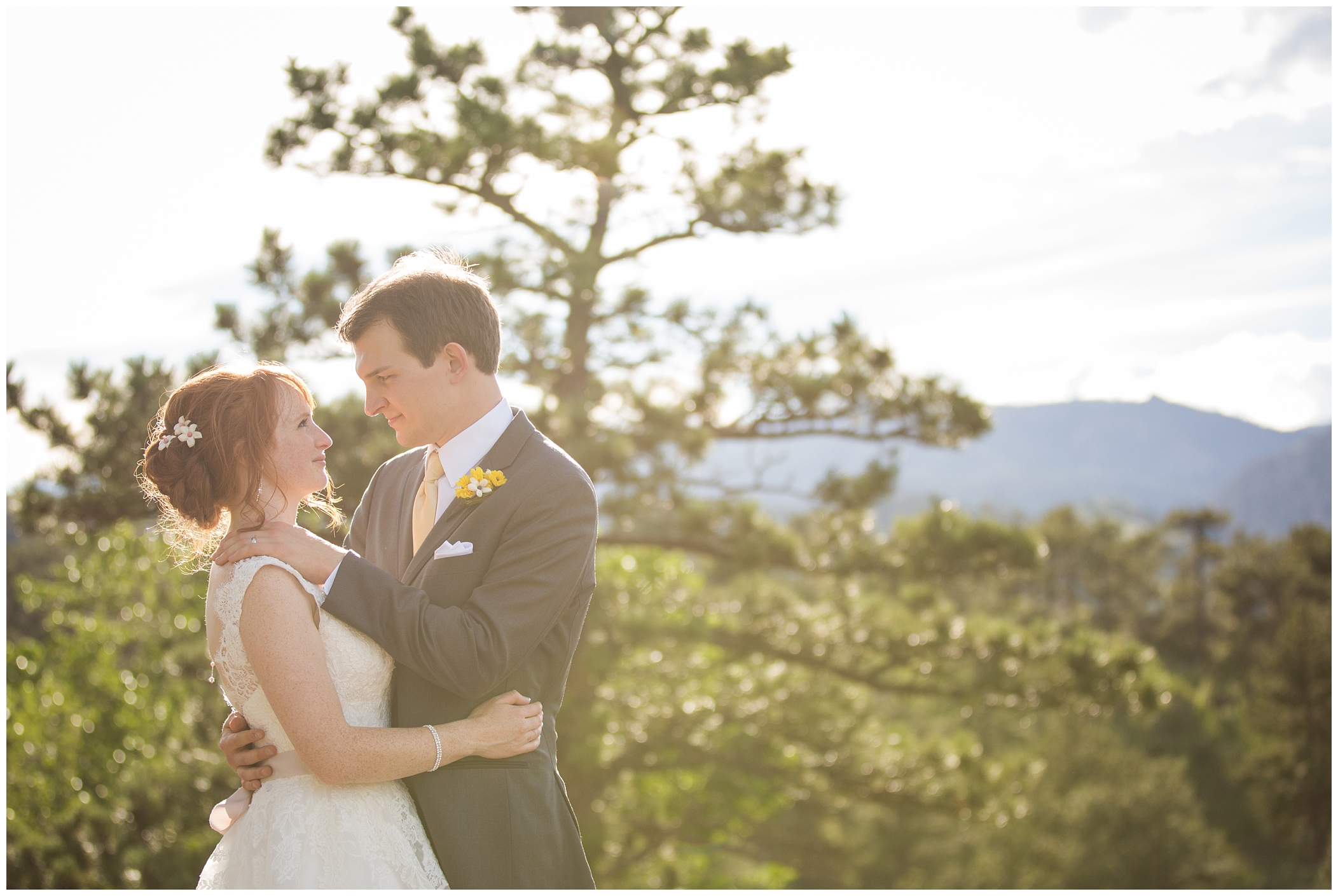 Colorado mountain wedding photos 