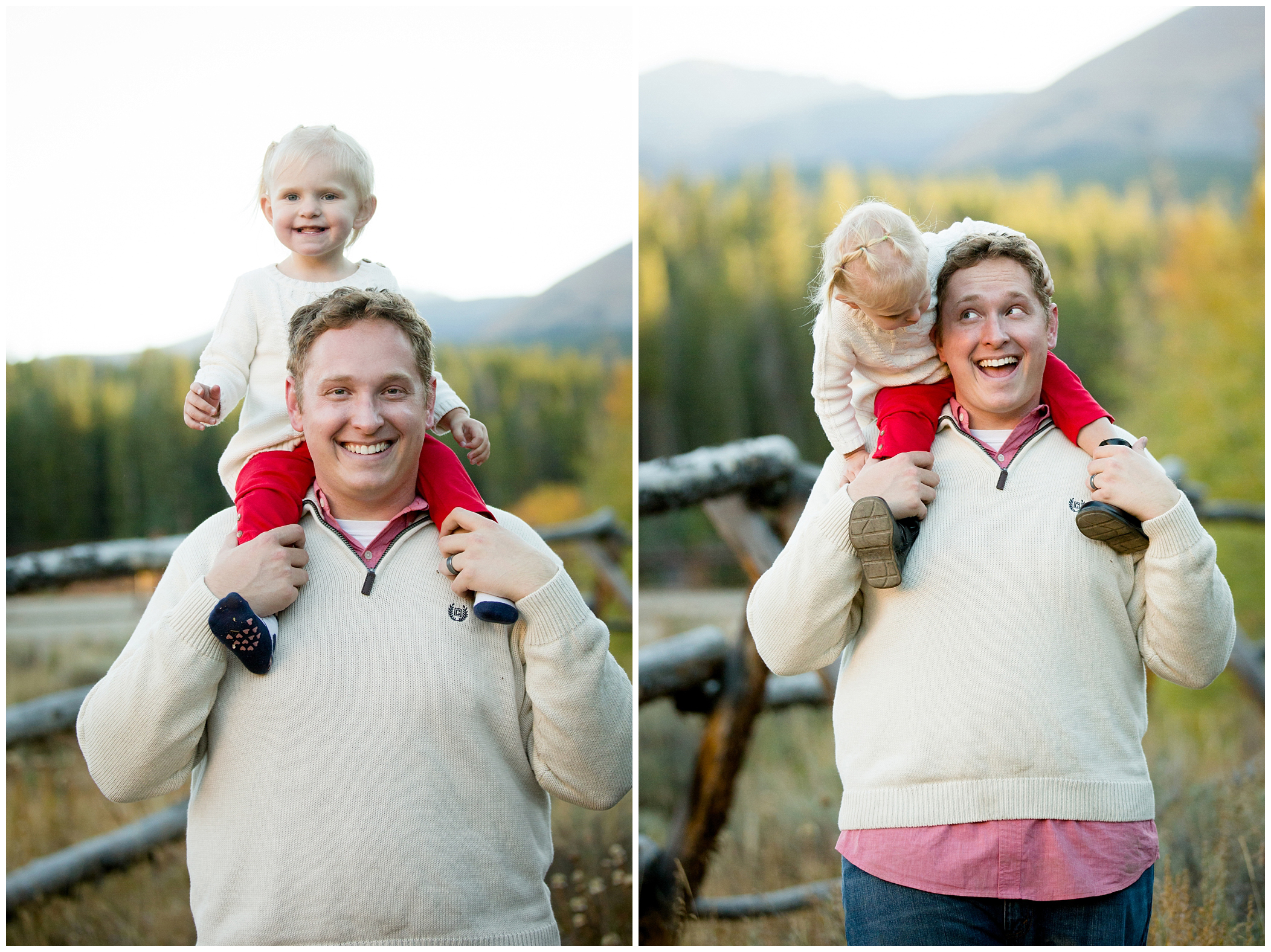 family photos in the Colorado mountains 
