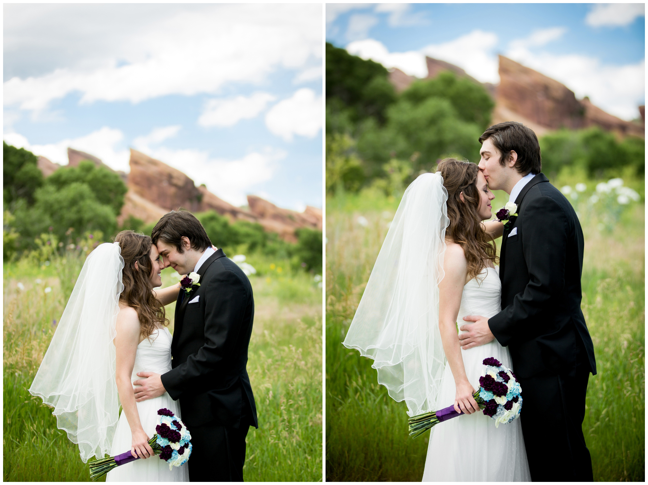 wedding photos at Red Rocks Chapel 