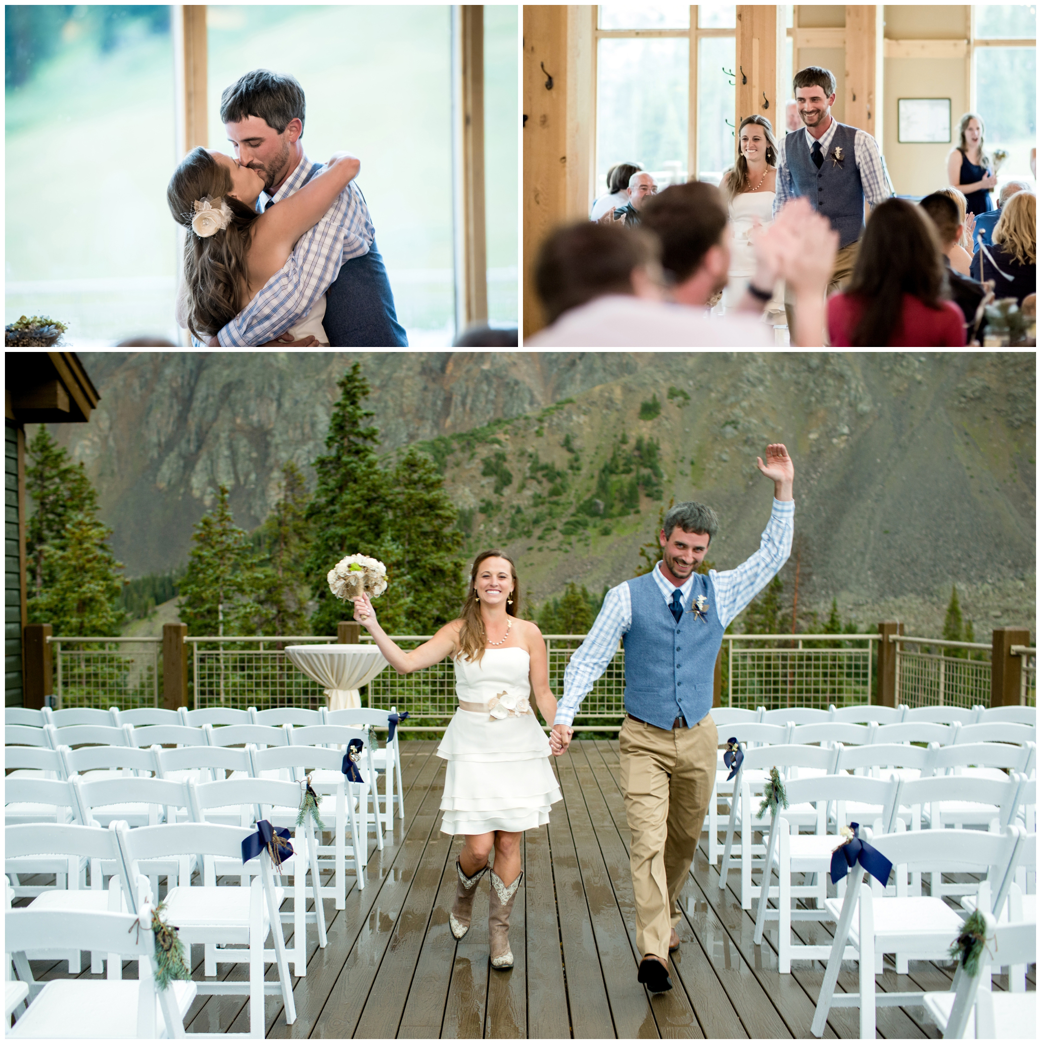Colorado ski resort wedding ceremony 
