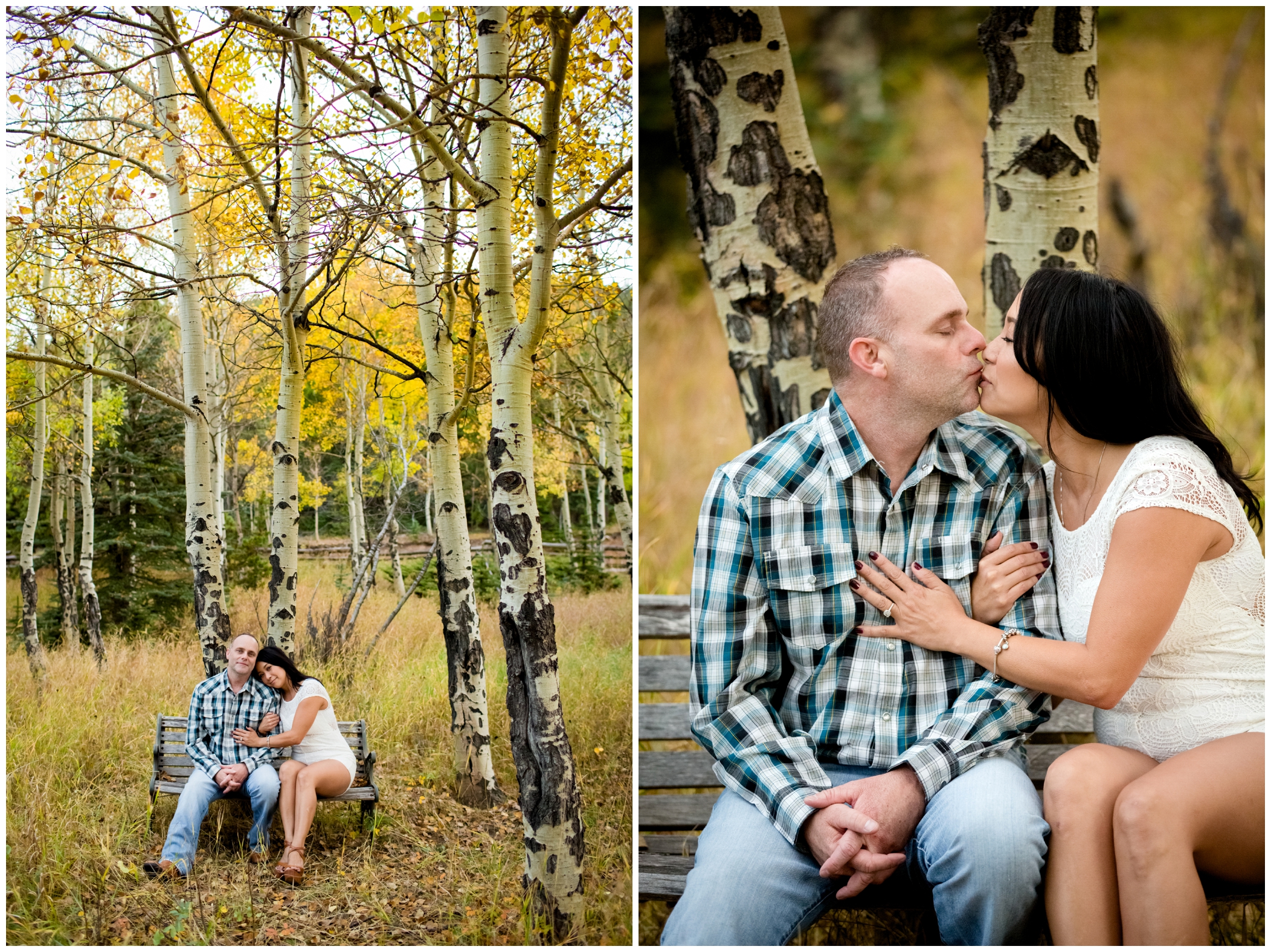 Colorado fall engagement photos by Plum Pretty Photography