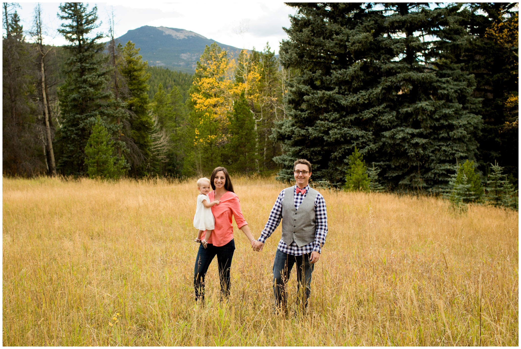 Evergreen family photos in the Colorado mountains 