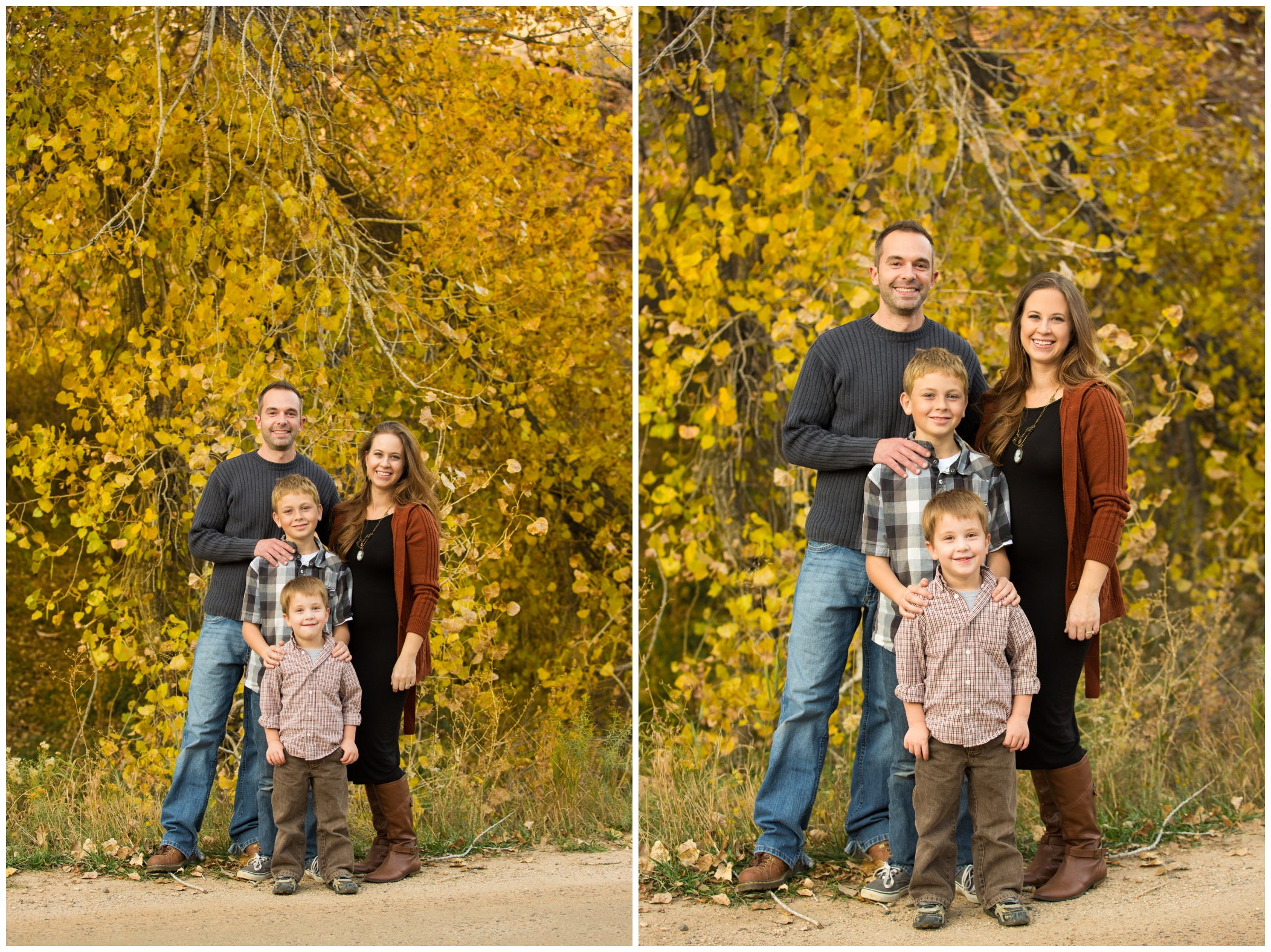 fall family photos in Fort Collins, Colorado 