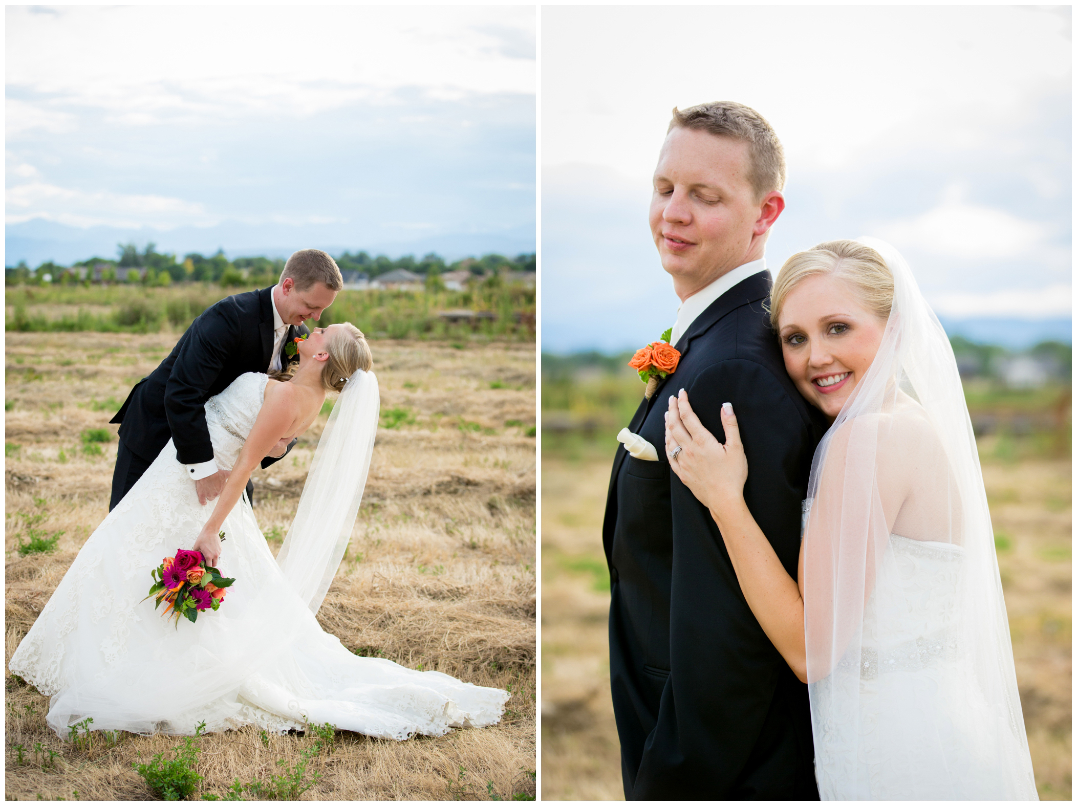 Colorado garden wedding photography by Plum Pretty Photography