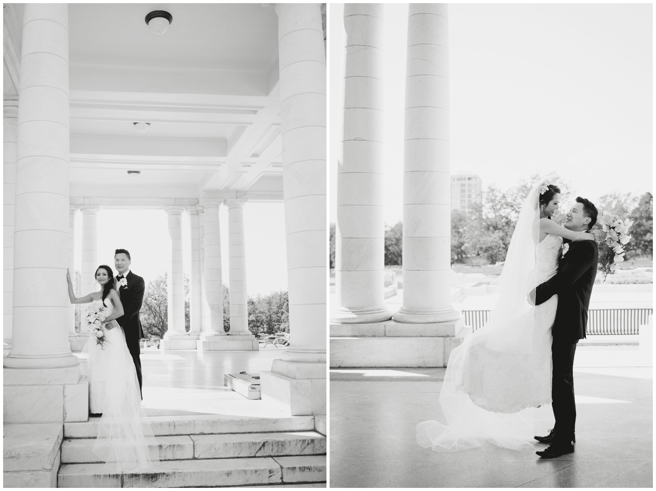 Denver wedding photos at Cheesman Park