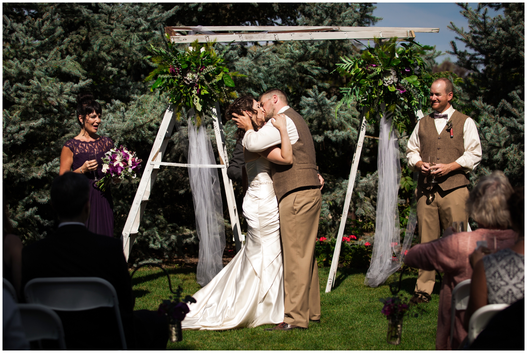 Hudson Gardens wedding photos by Colorado photographer Plum Pretty Photography