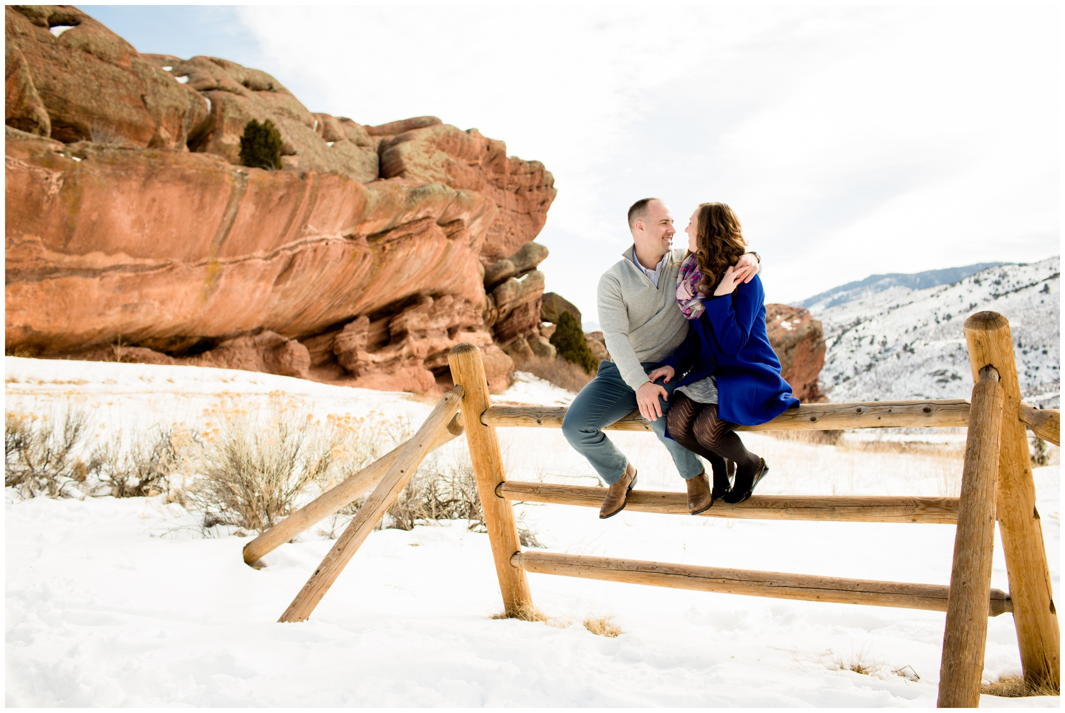 Colorado engagement photos at Red Rocks