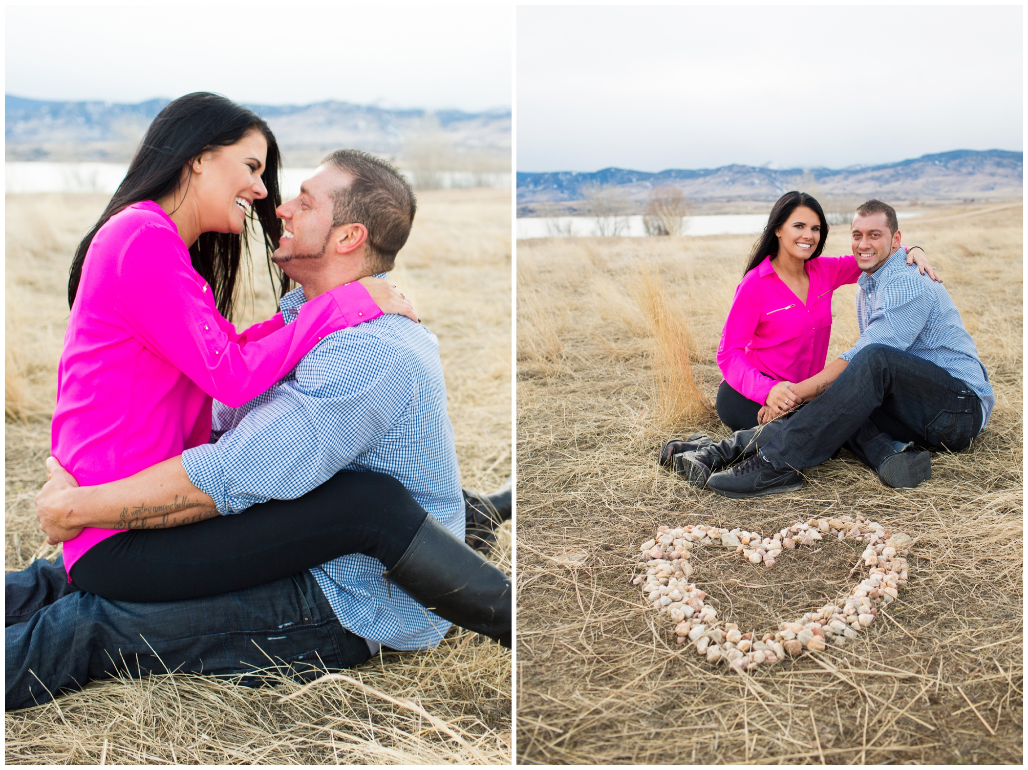 Longmont engagement photography at Coot Lake 