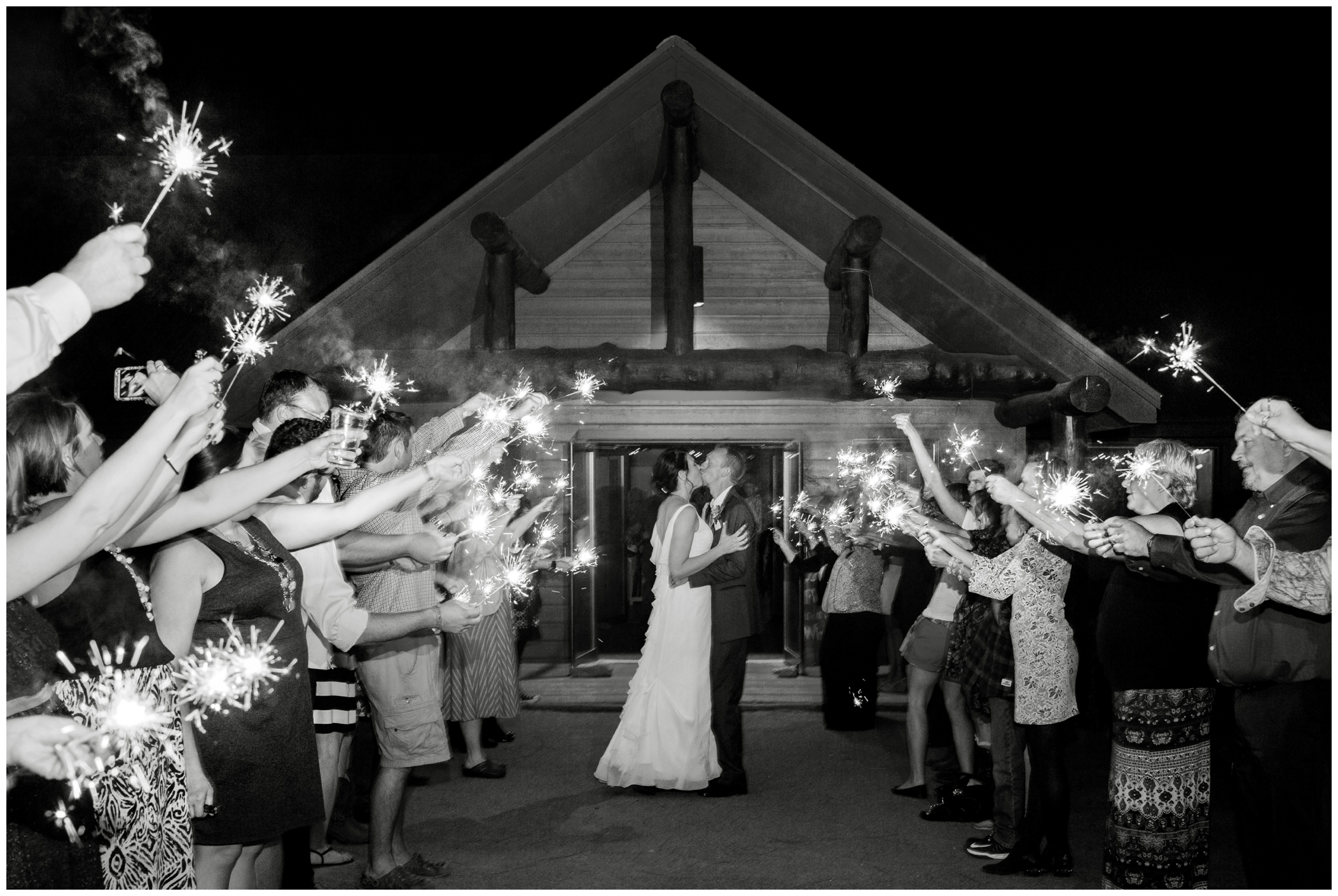 wedding sparkler exit inspiration