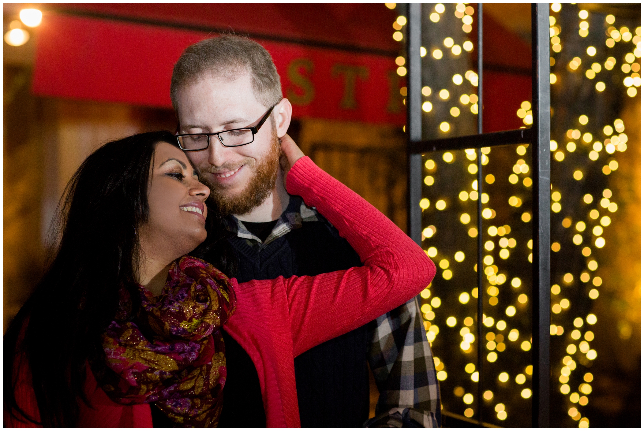 Engagement photos Colorado by Plum Pretty Photography at Larimer Square 