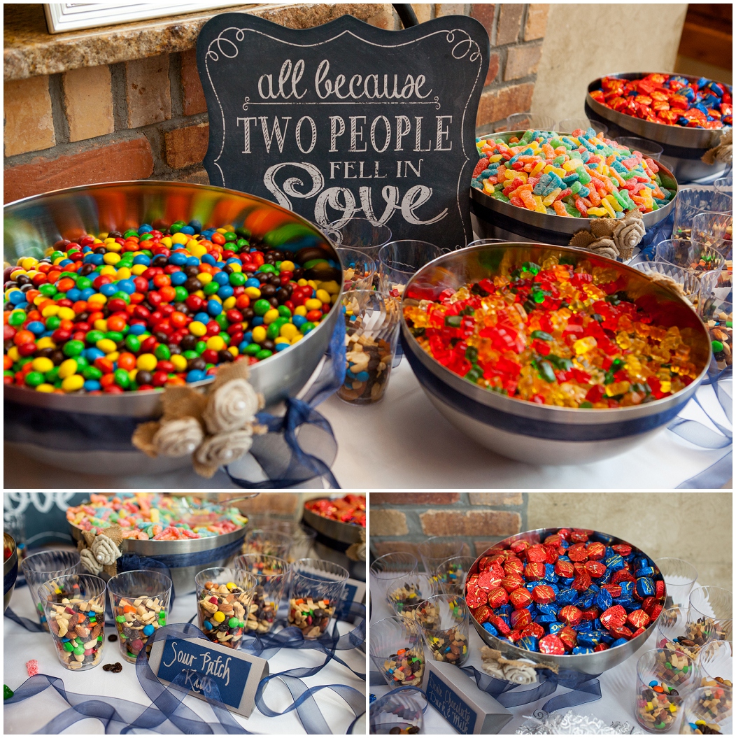 picture of wedding candy buffet