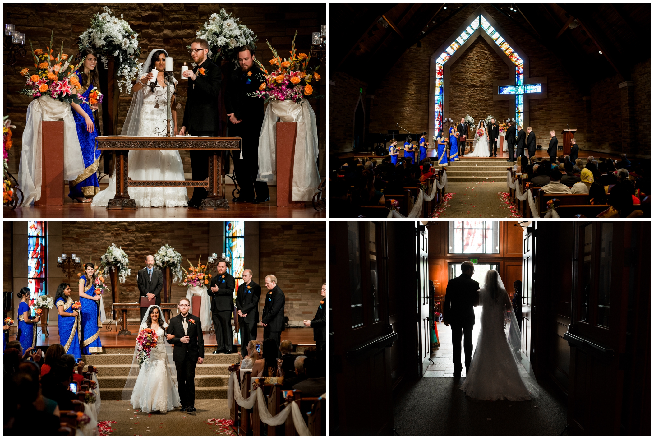 Cherry Hills Christian church wedding photos by Denver photographer Plum Pretty Photography