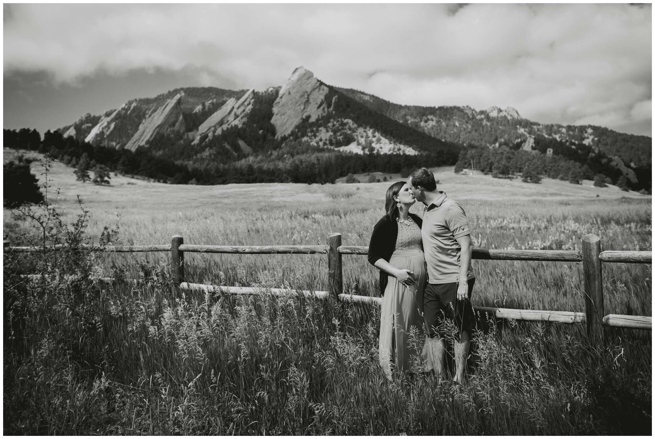 Colorado anniversary photos at Chautauqua Park Boulder