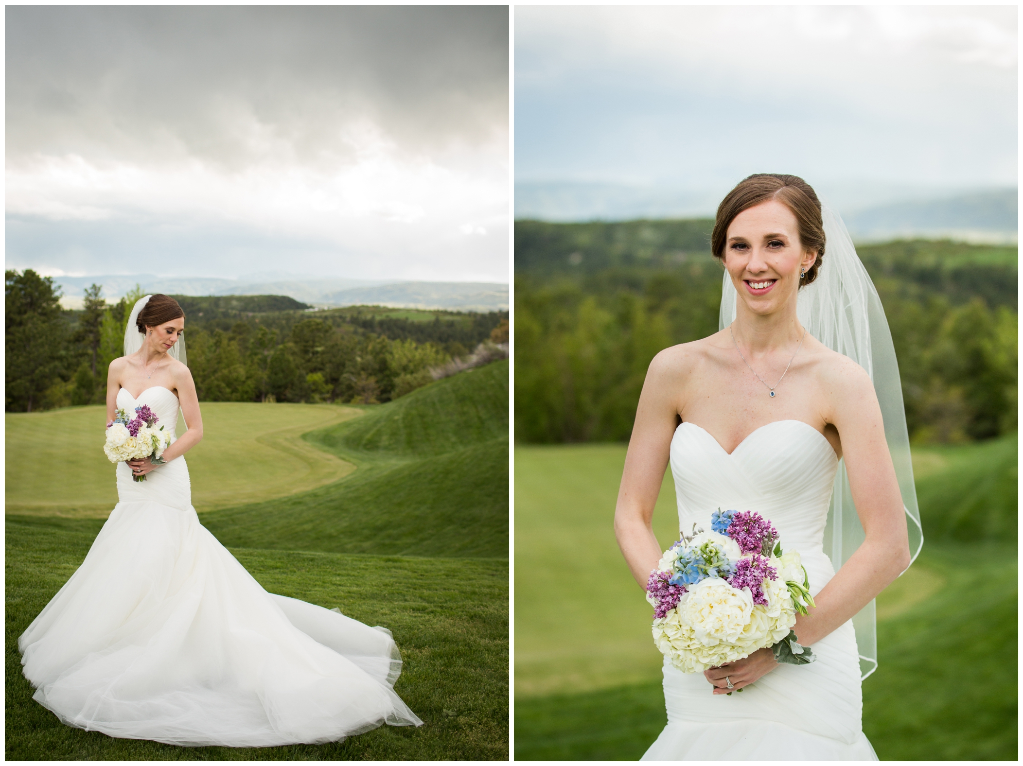 Colorado bride at Sanctuary Golf Course