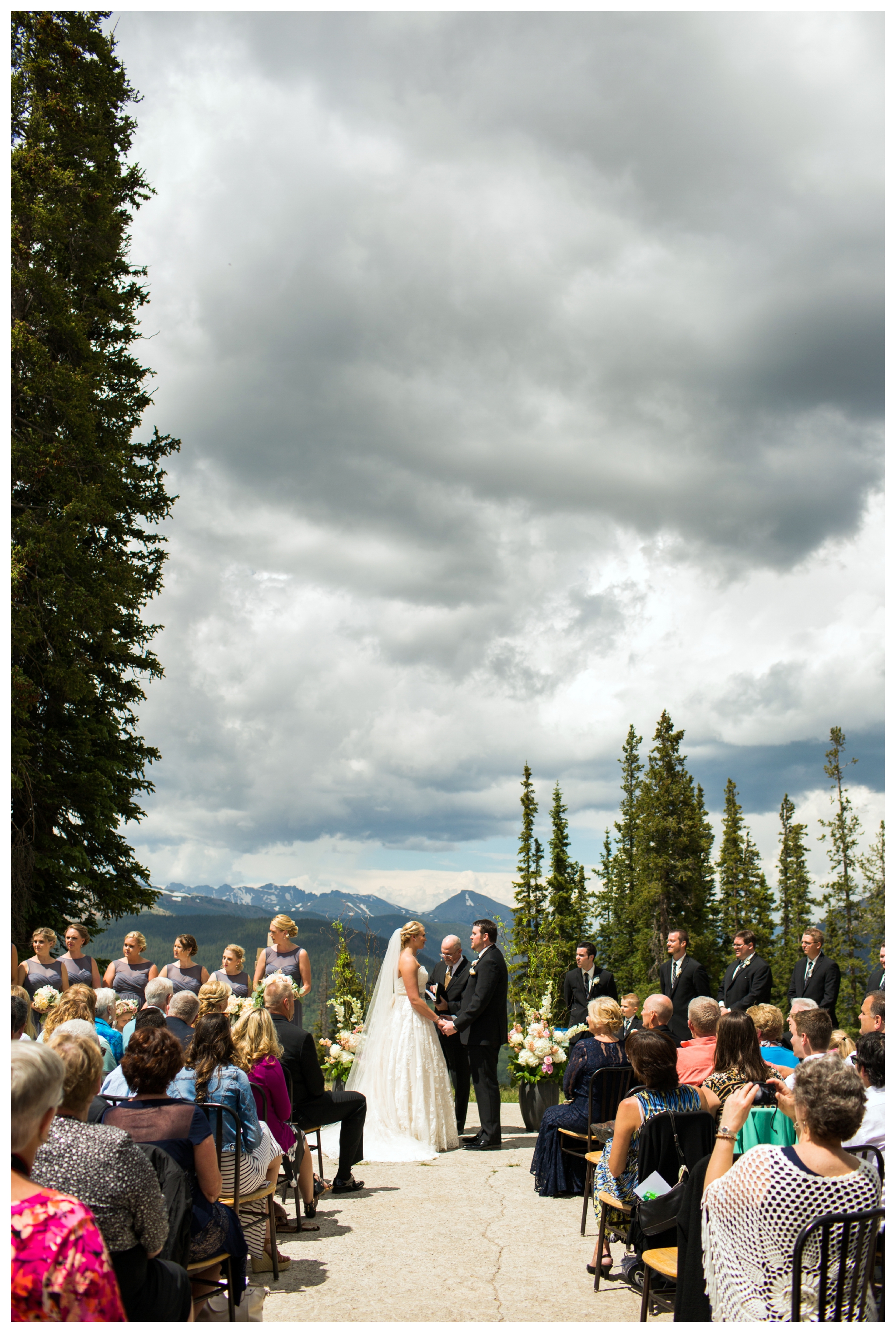 Colorado wedding ceremony at Copper Mountain Resort 