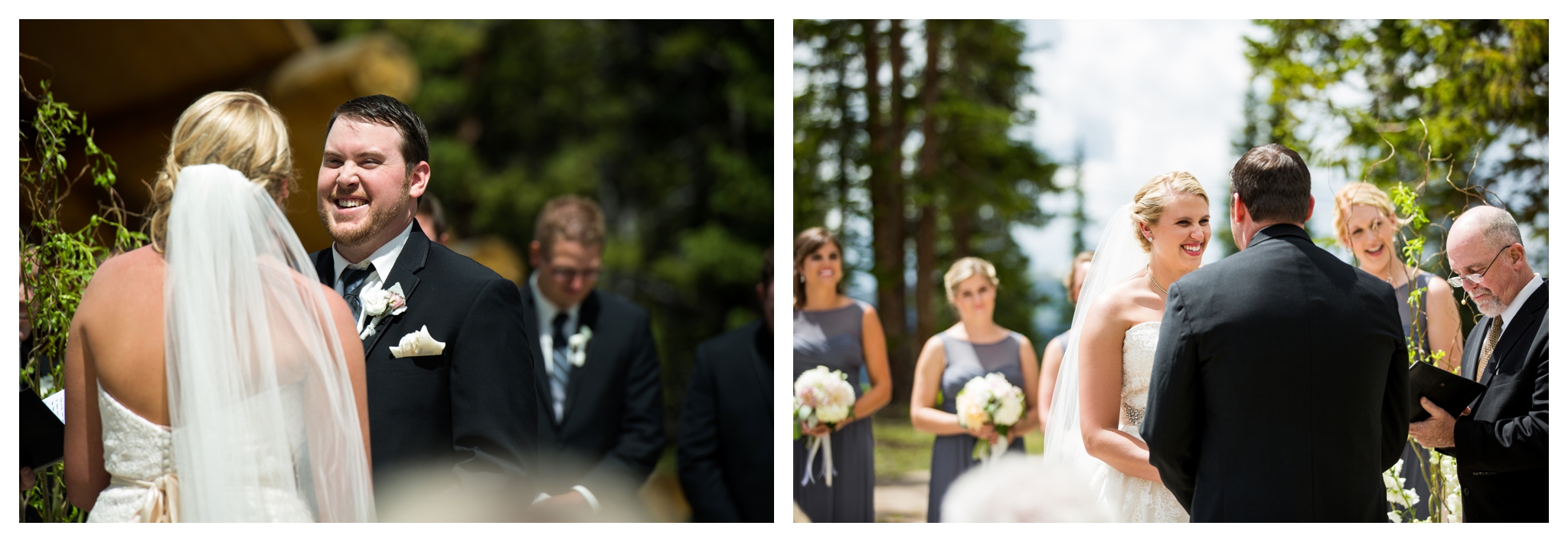 wedding vows at Copper Mountain Resort wedding