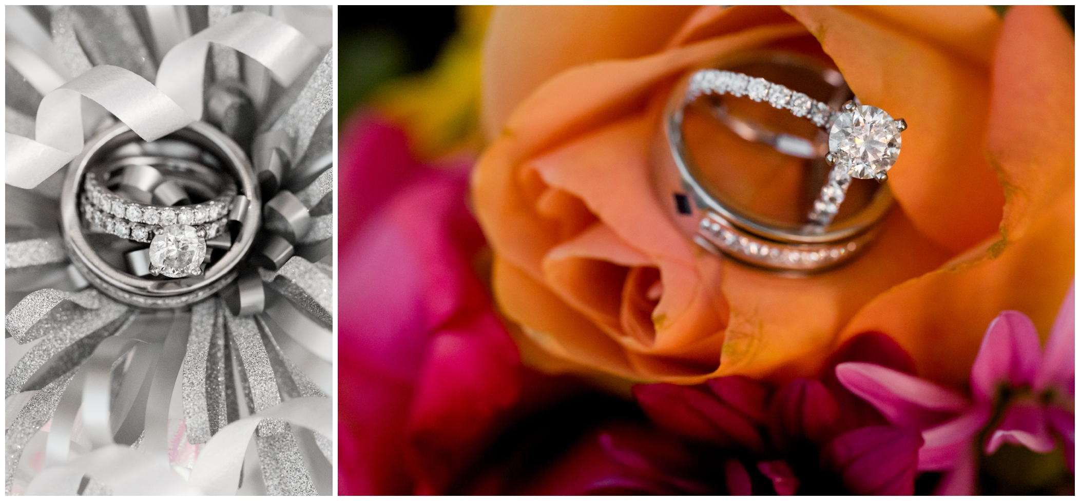 creative ring shots by Colorado wedding photographer Plum Pretty Photography 