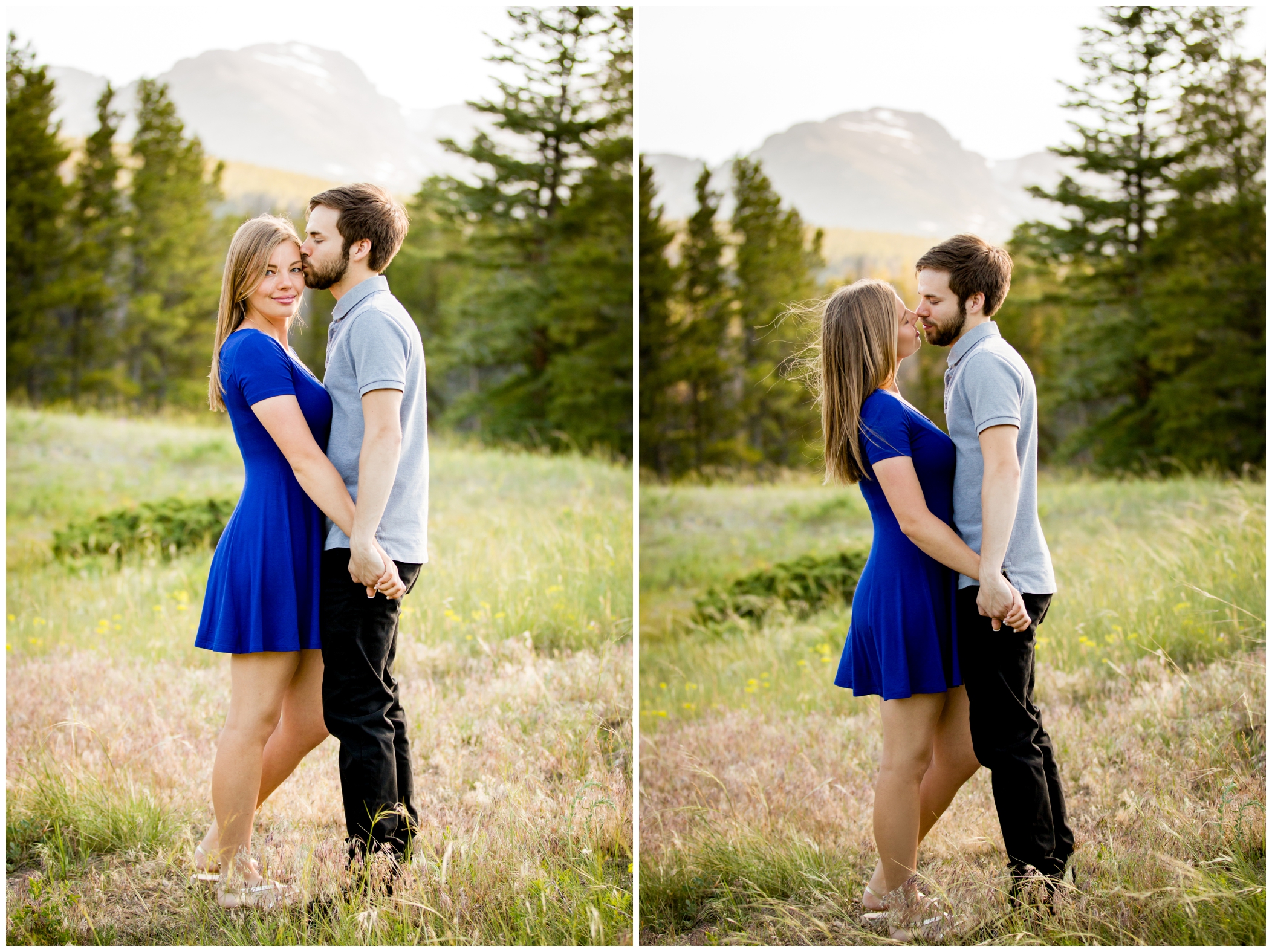 Estes Park engagement photography in Rocky Mountain National Park by Plum Pretty Photography 