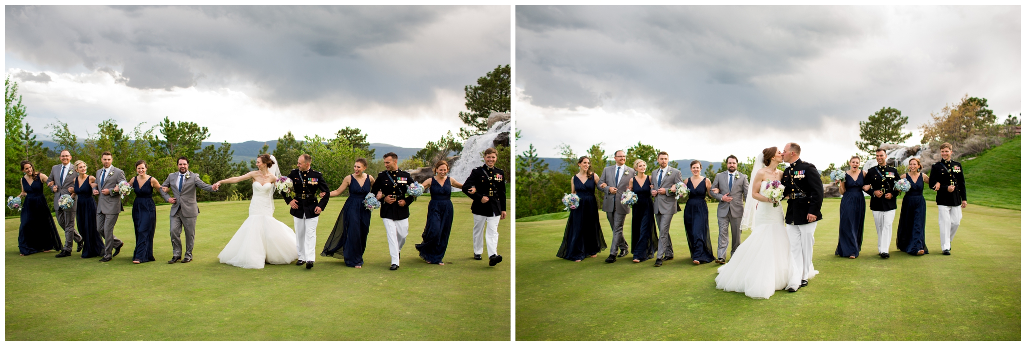 Colorado wedding photos at Sanctuary Golf Course