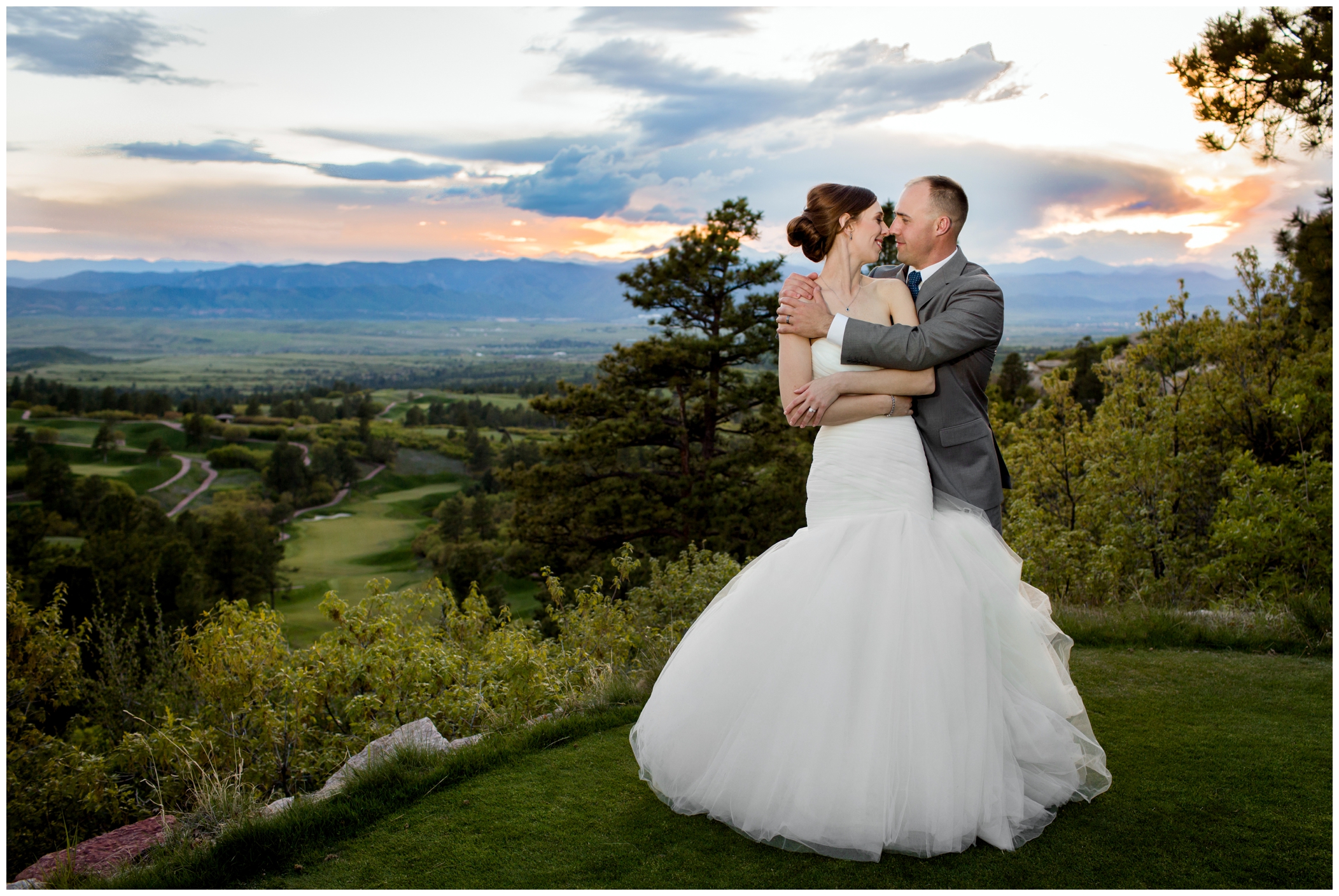 Sanctuary Golf Course wedding photos by Colorado photographer Plum Pretty Photography