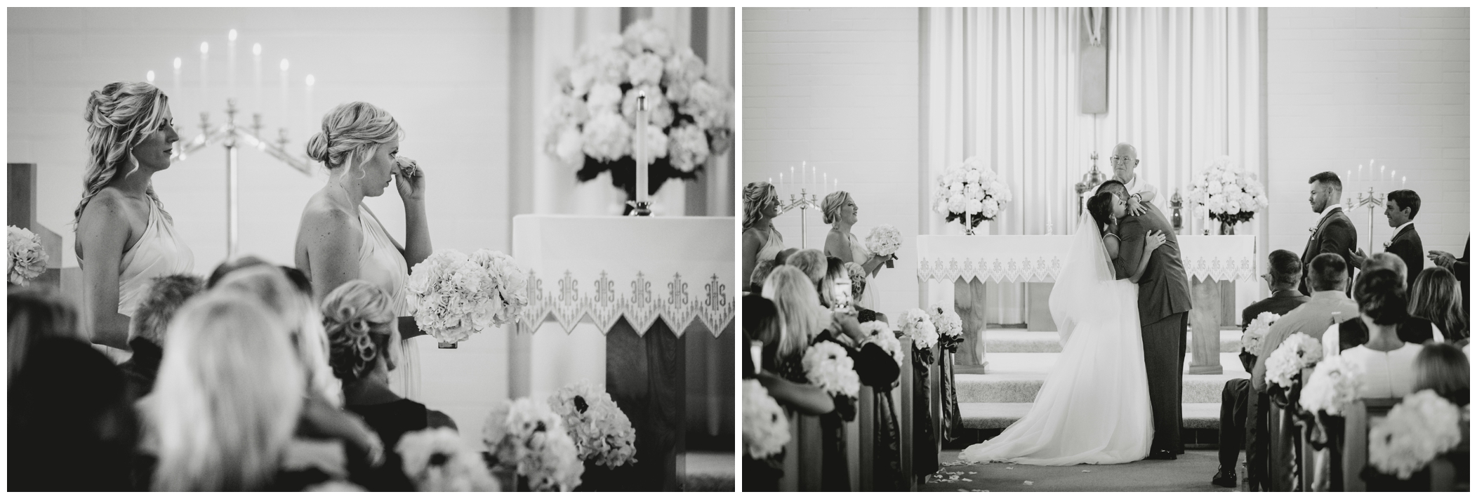 Colorado church wedding ceremony